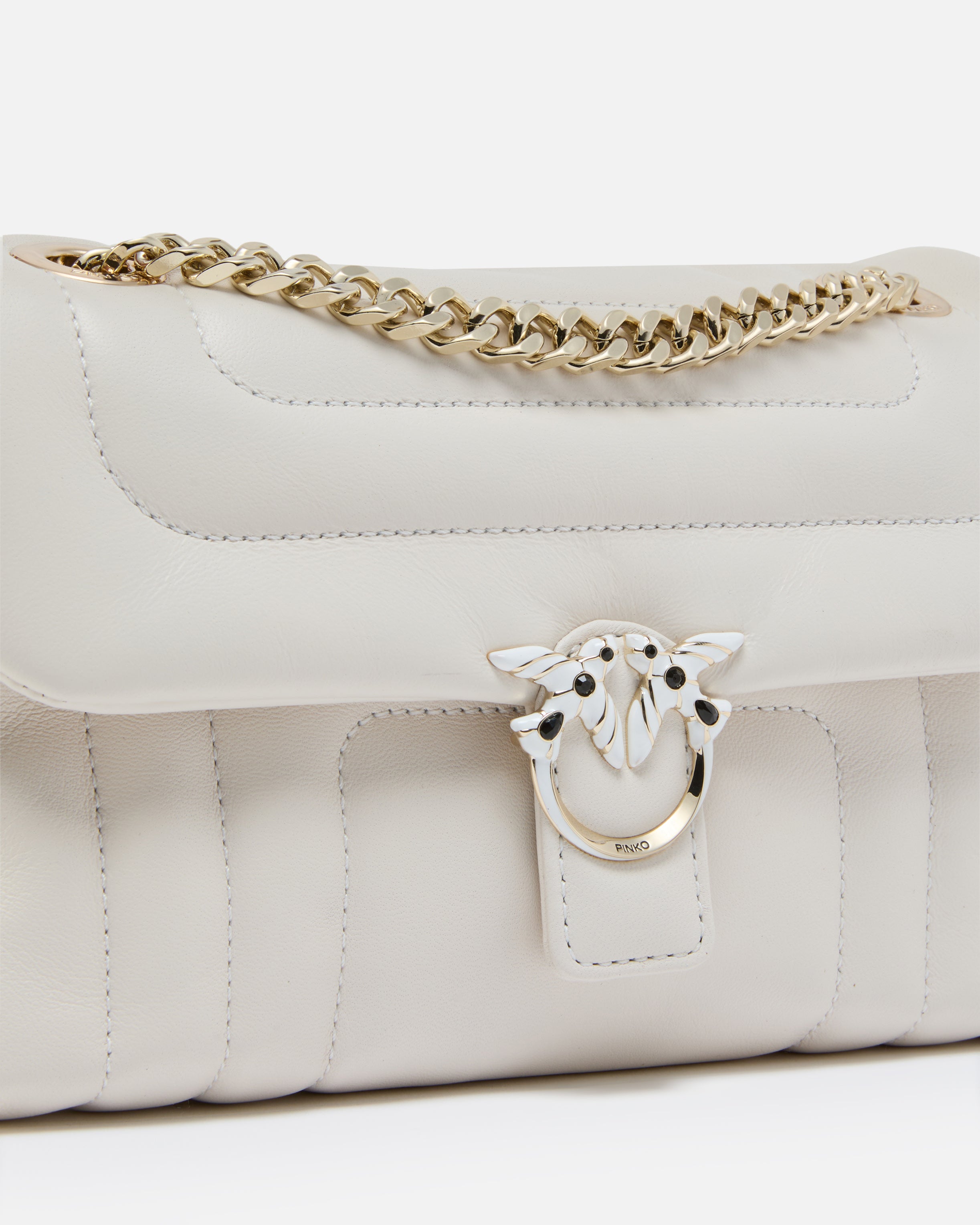 Love Bag Puff Mini torebka pikowana nappa