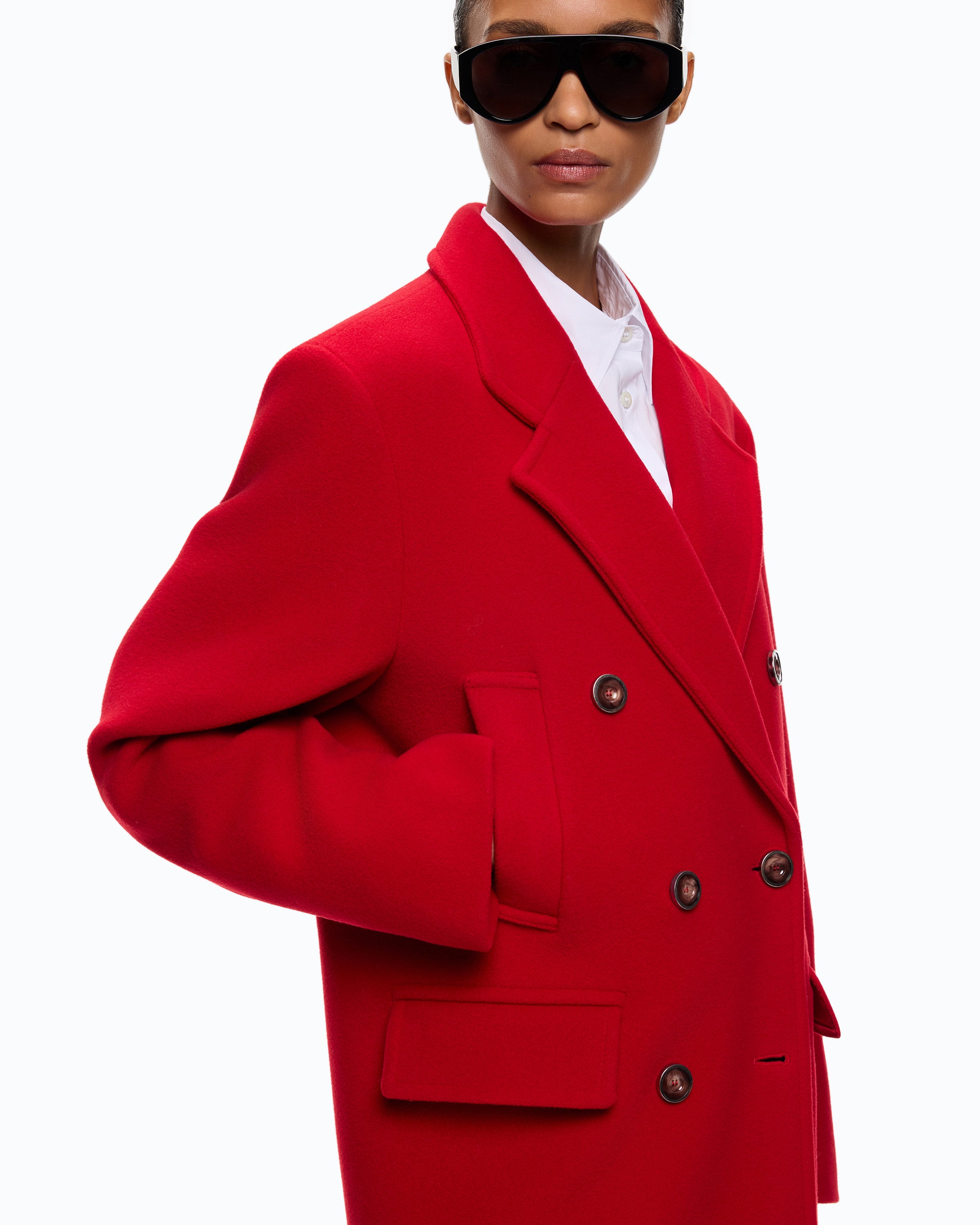 Pinko Covent Coat płaszcz długi wełniany 36-52