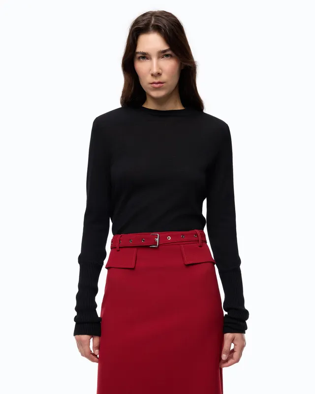 Pinko Lubecca Sweater sweter merino czarny