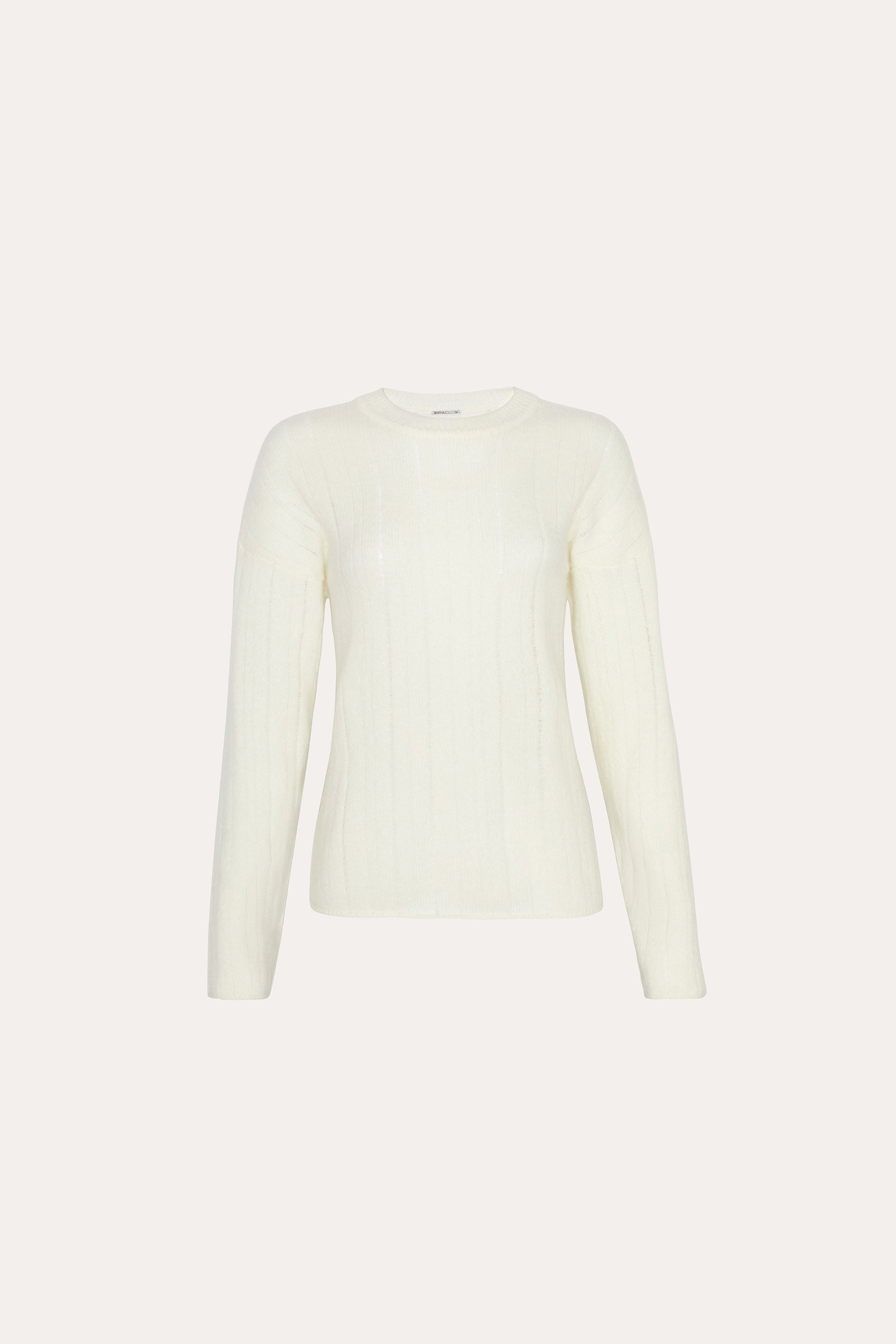 Elie Tahari Cashmere Wool sweter Ivory wełna kaszmir