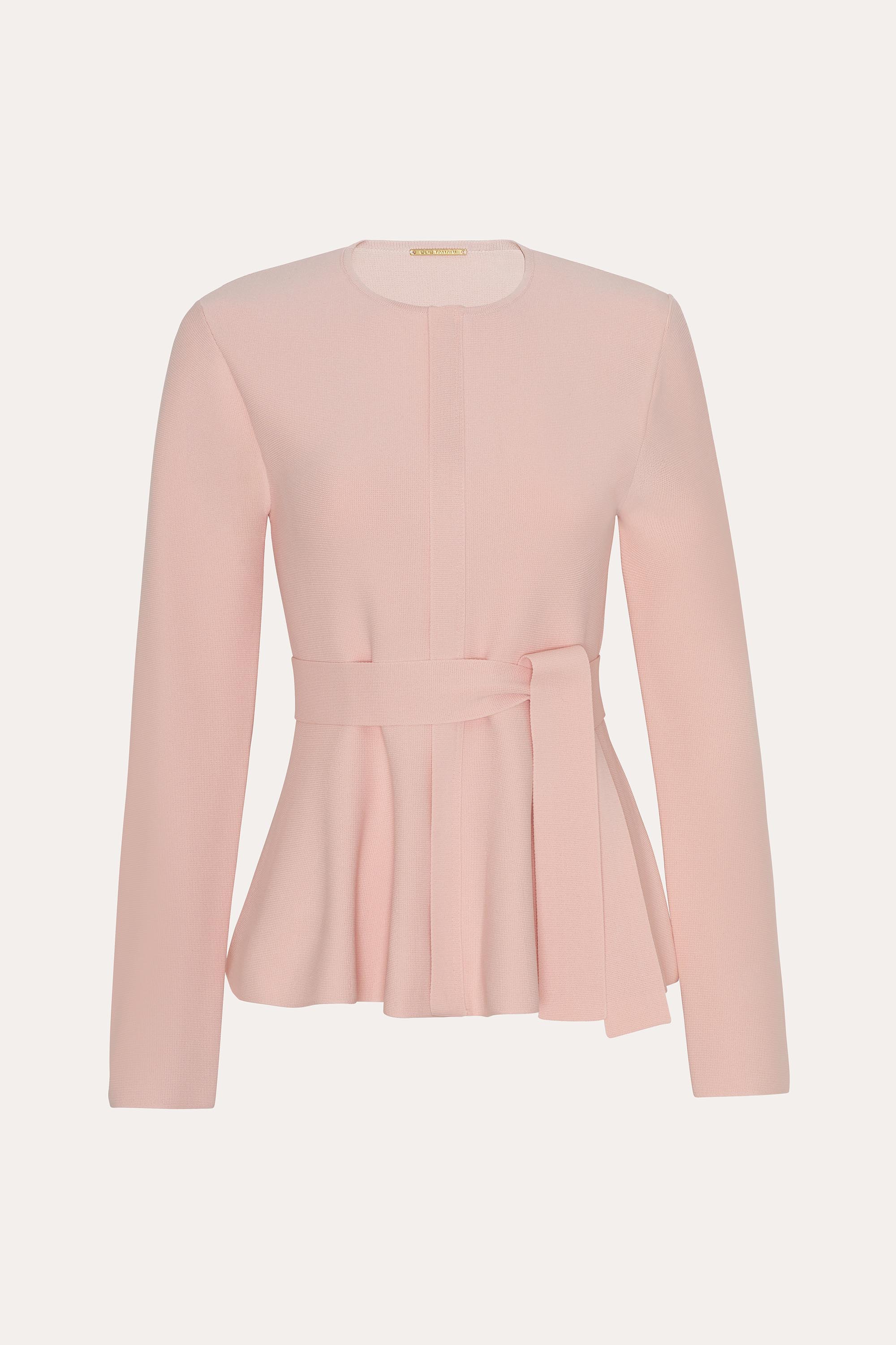 Elie Tahari Blair E85YJ106 top peplum różowy