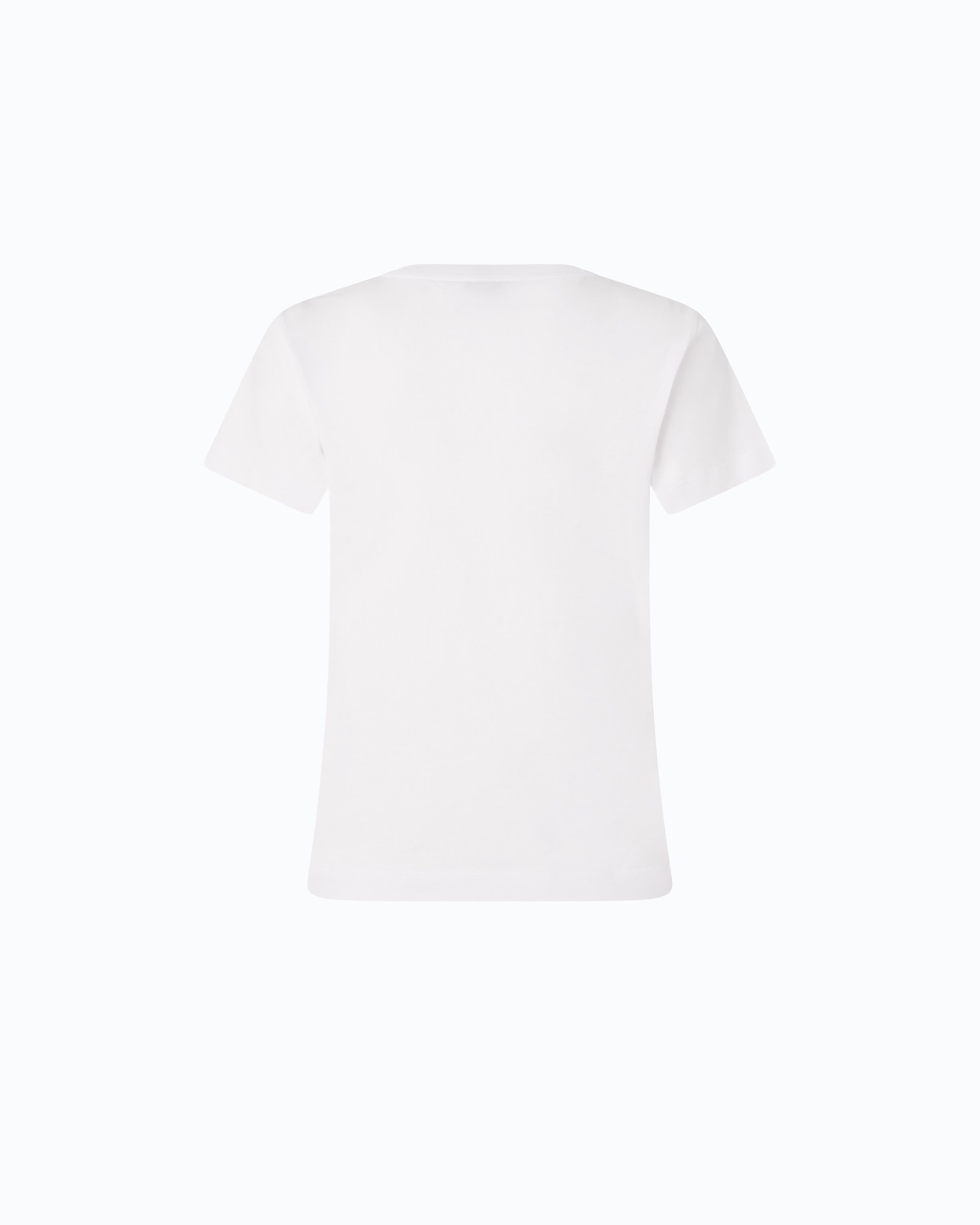 Pinko Basico t-shirt bawełniany z logo biały