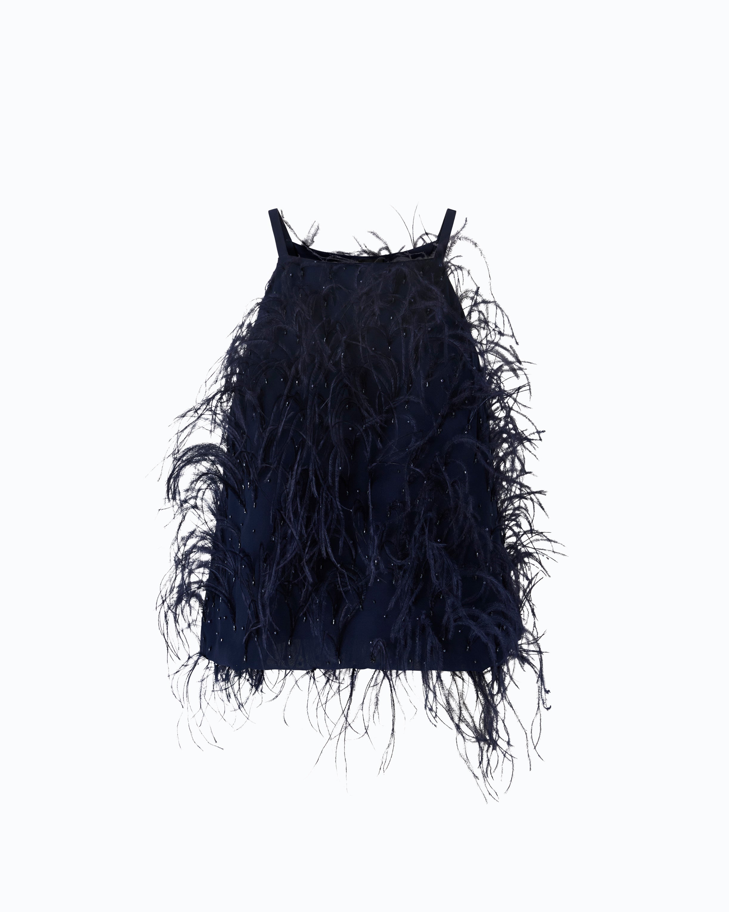 Pinko Phedra top halter niebieski z pórkami