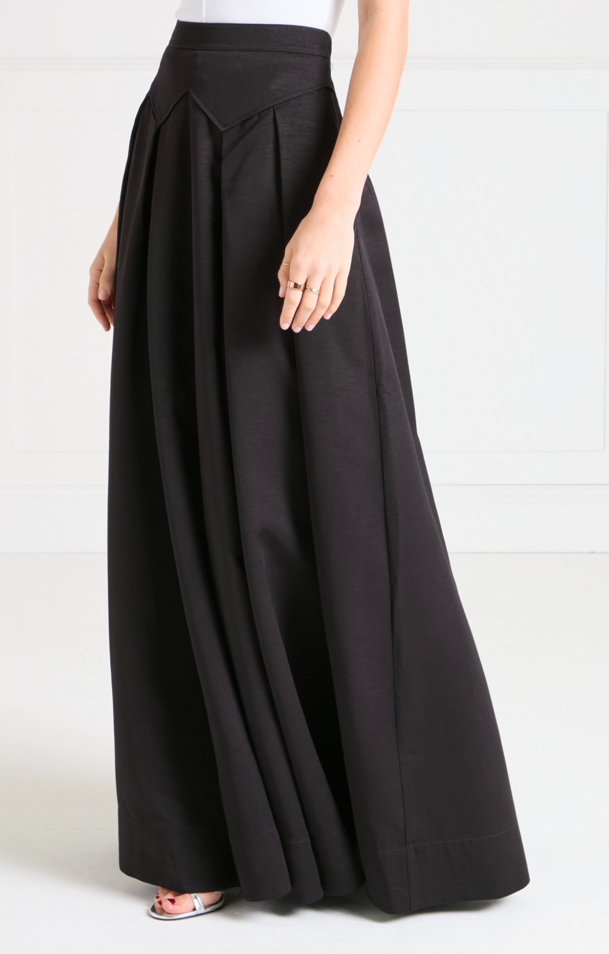 Temperley London Elodie spódnica długa czarna