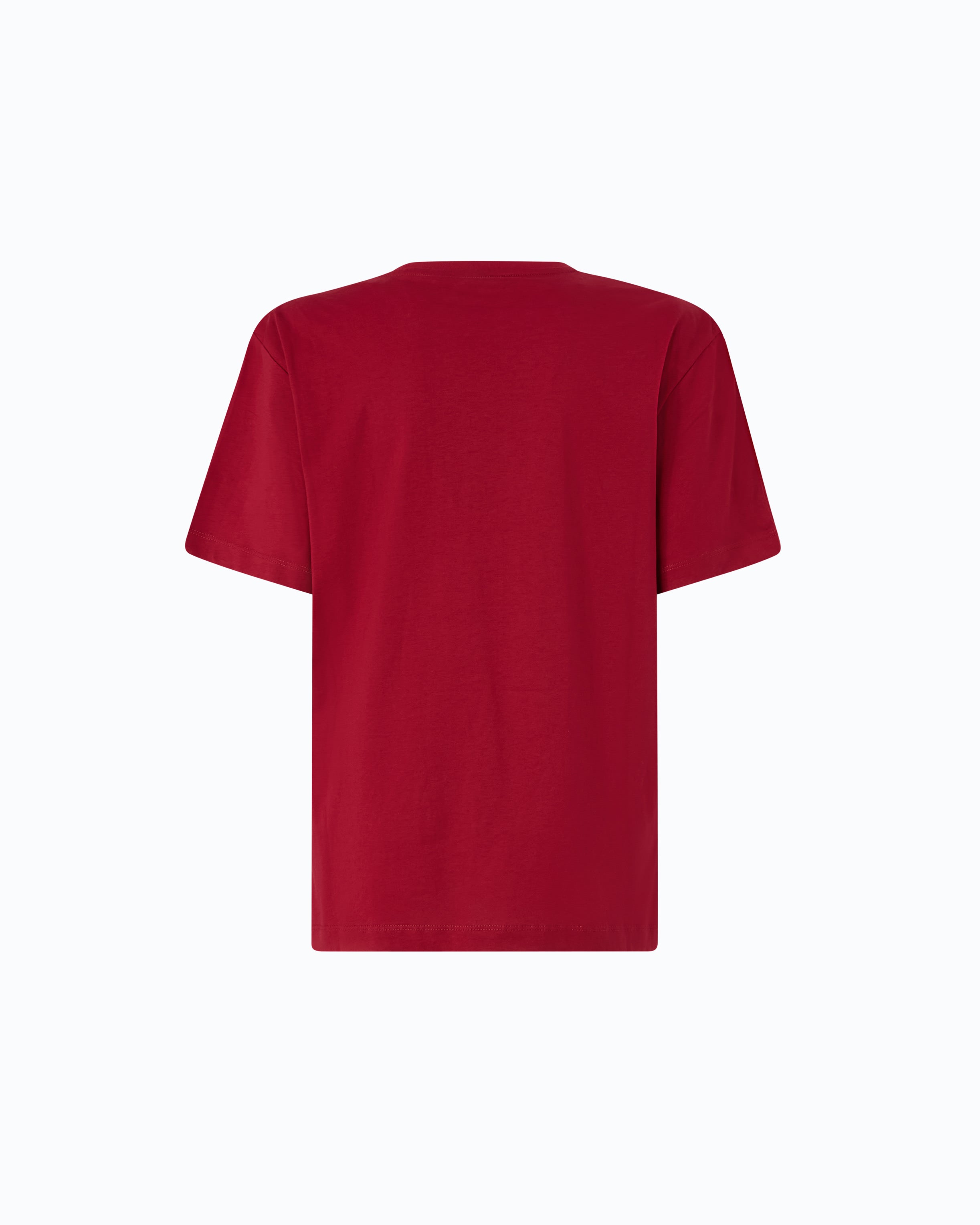 Pinko Strepitoso T-shirt czerwony z kryształkami