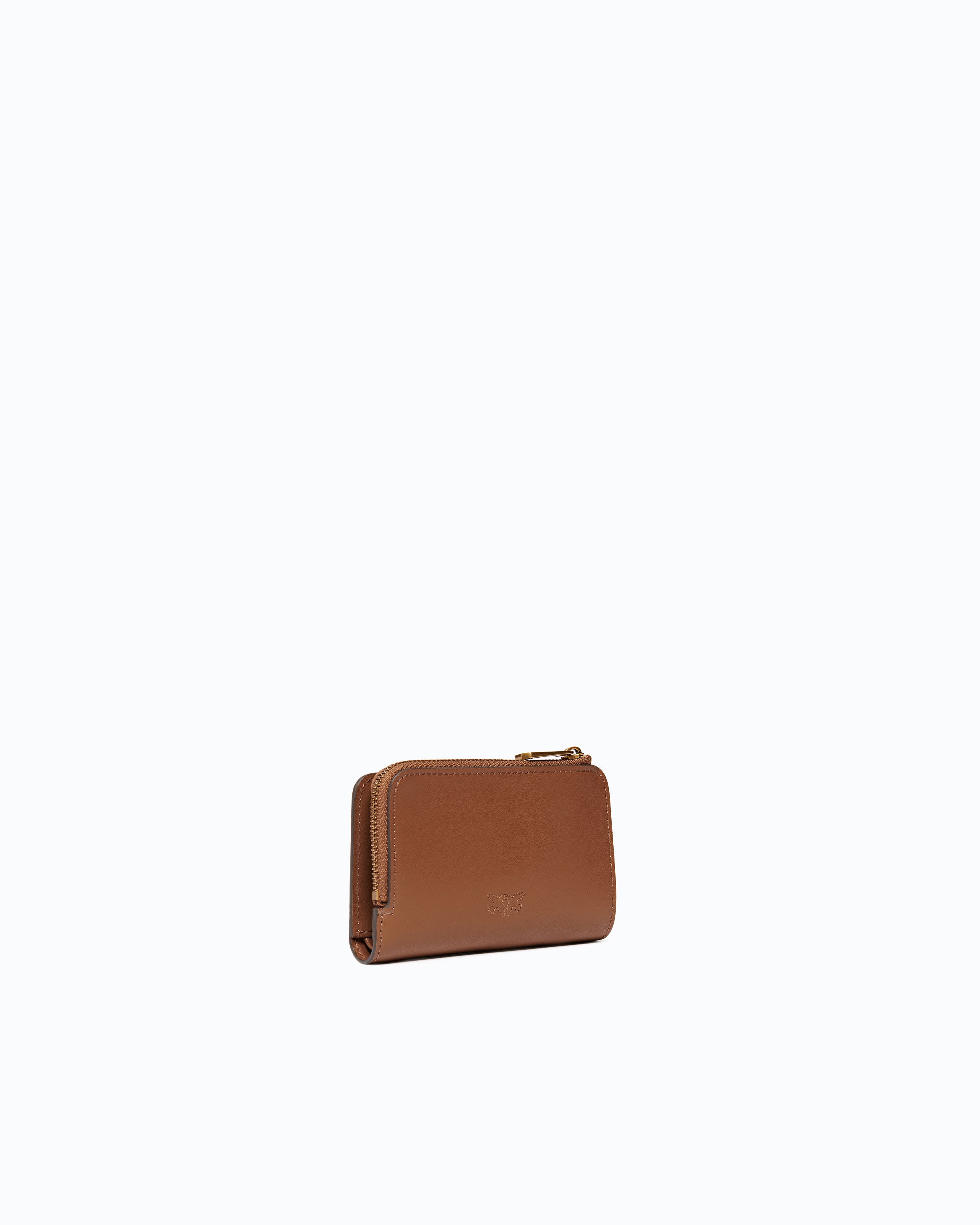 Pinko Mini Wallet portfel skórzany mały z zamkiem