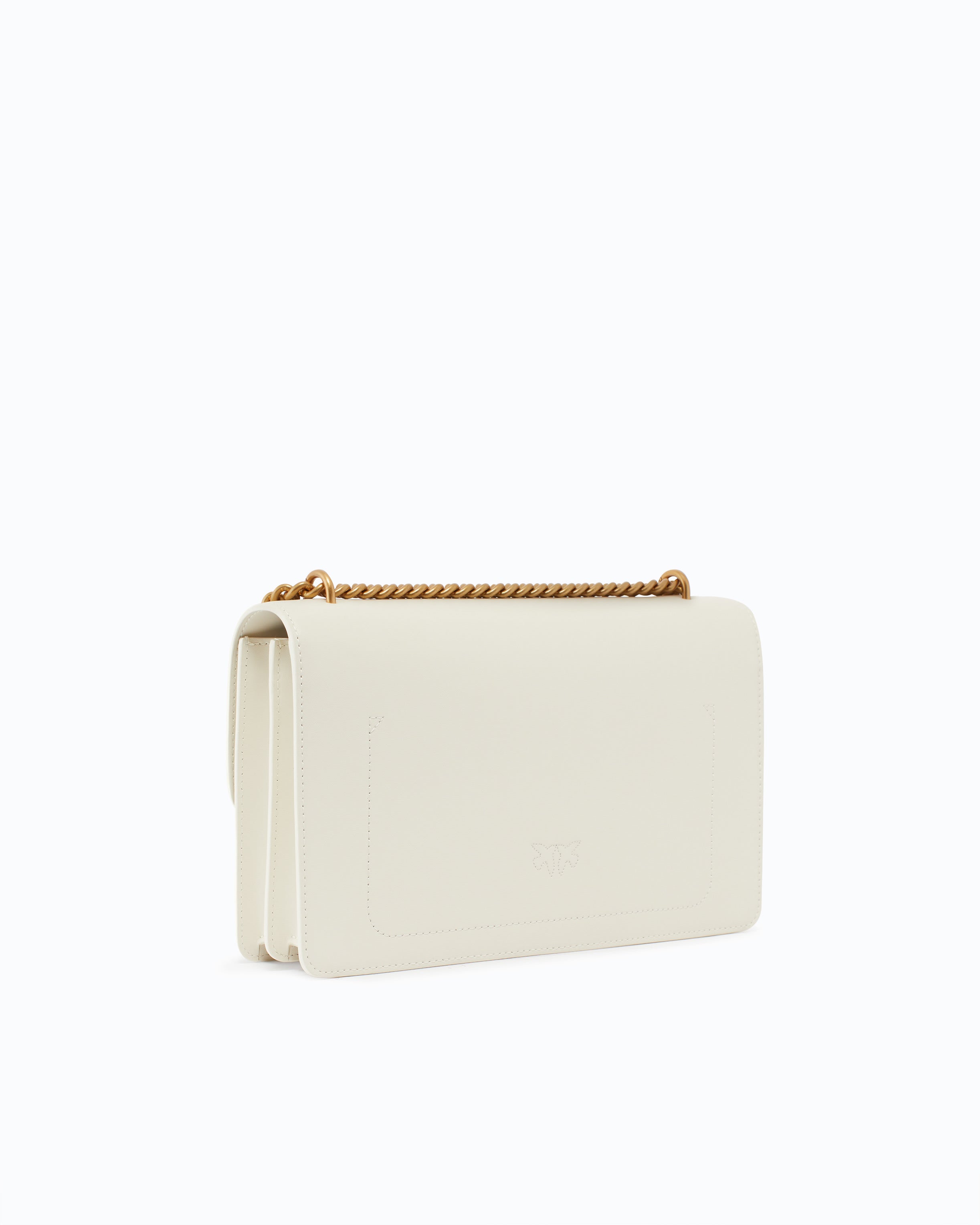 Pinko Classic Love Bag One Simply torebka biała skóra