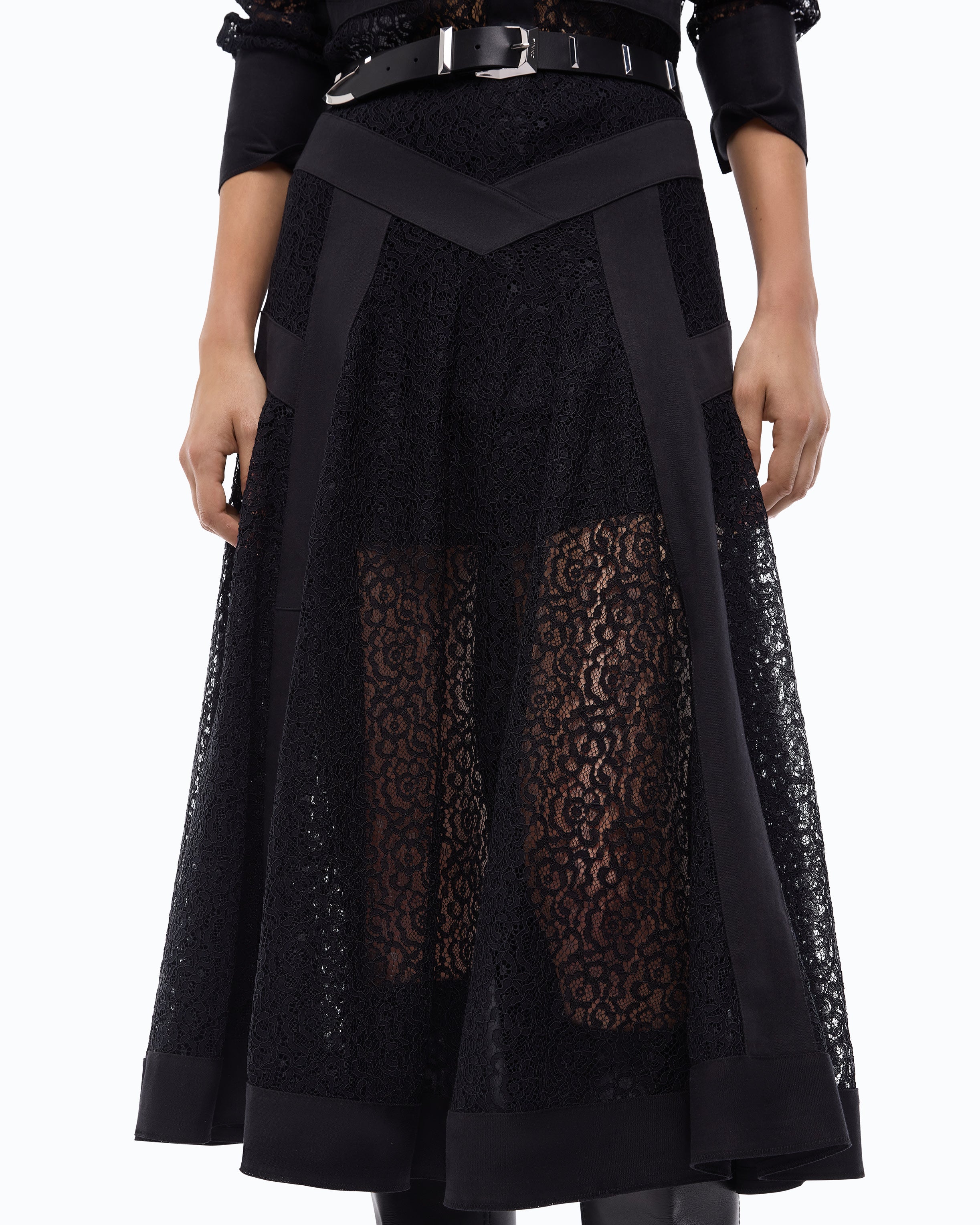 Pinko Sagrantino Skirt spódnica midi czarna