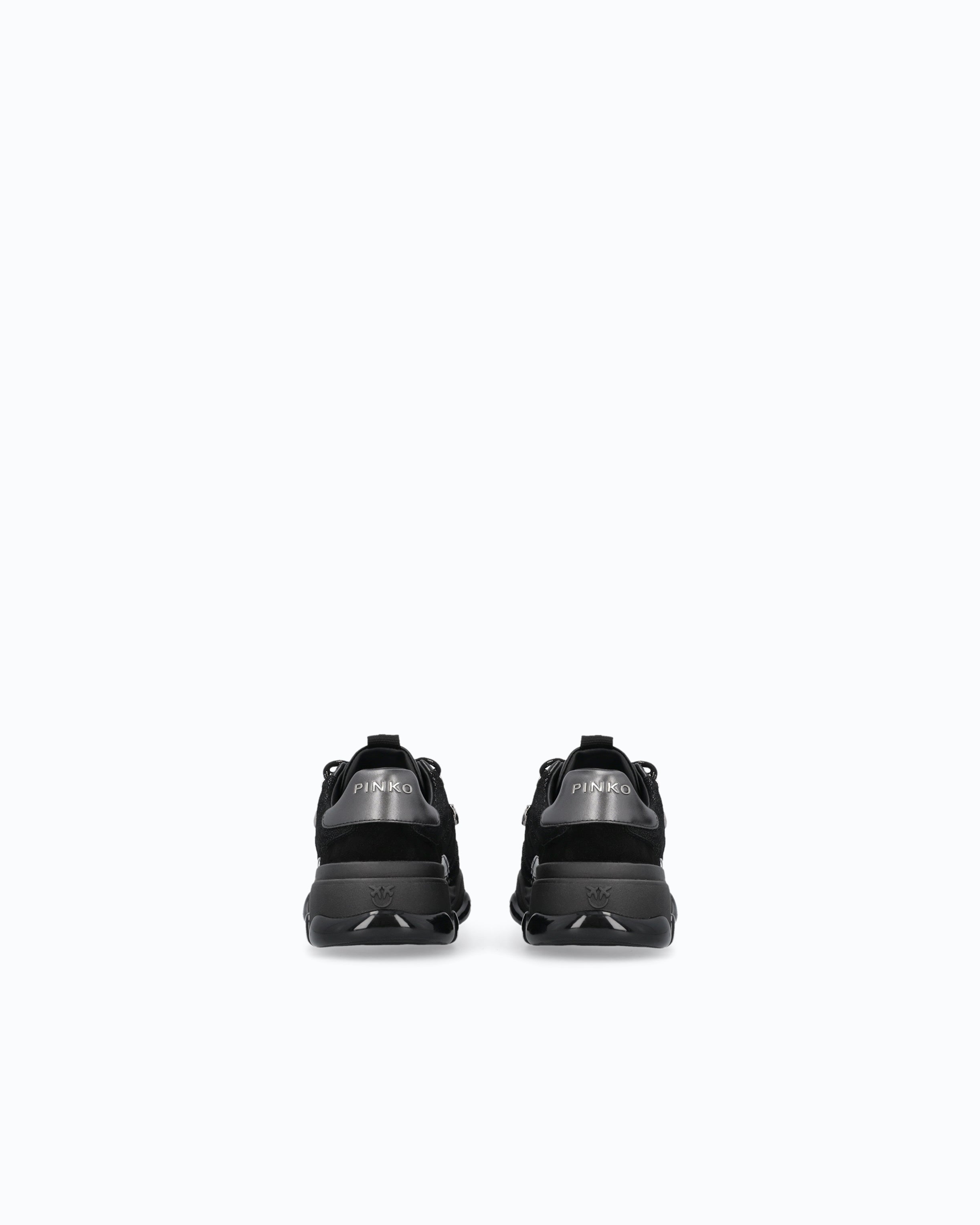 Pinko Athena 01 Sneaker sneakersy czarne skórzane