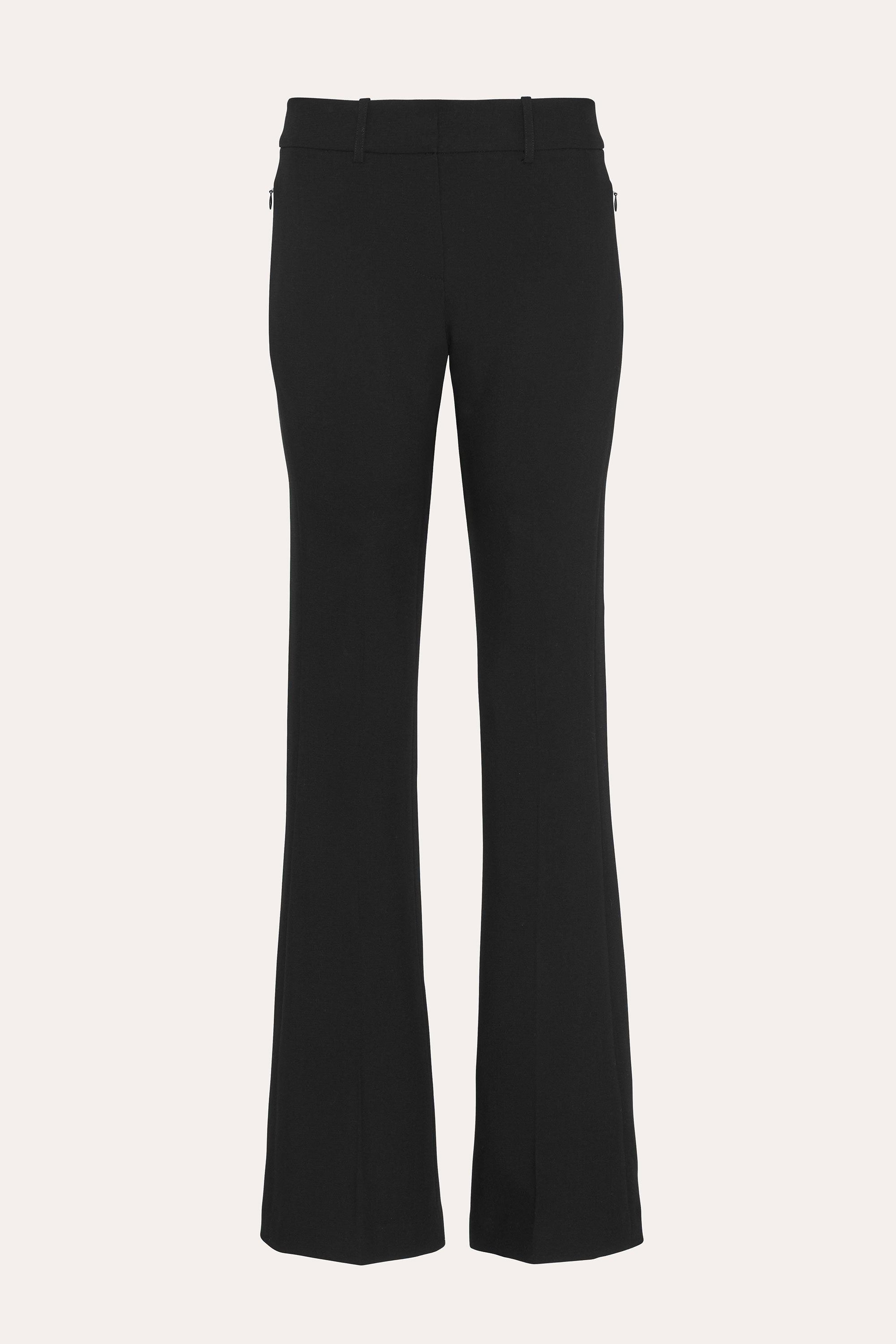Elie Tahari Ella Fit & Flare spodnie czarne flare