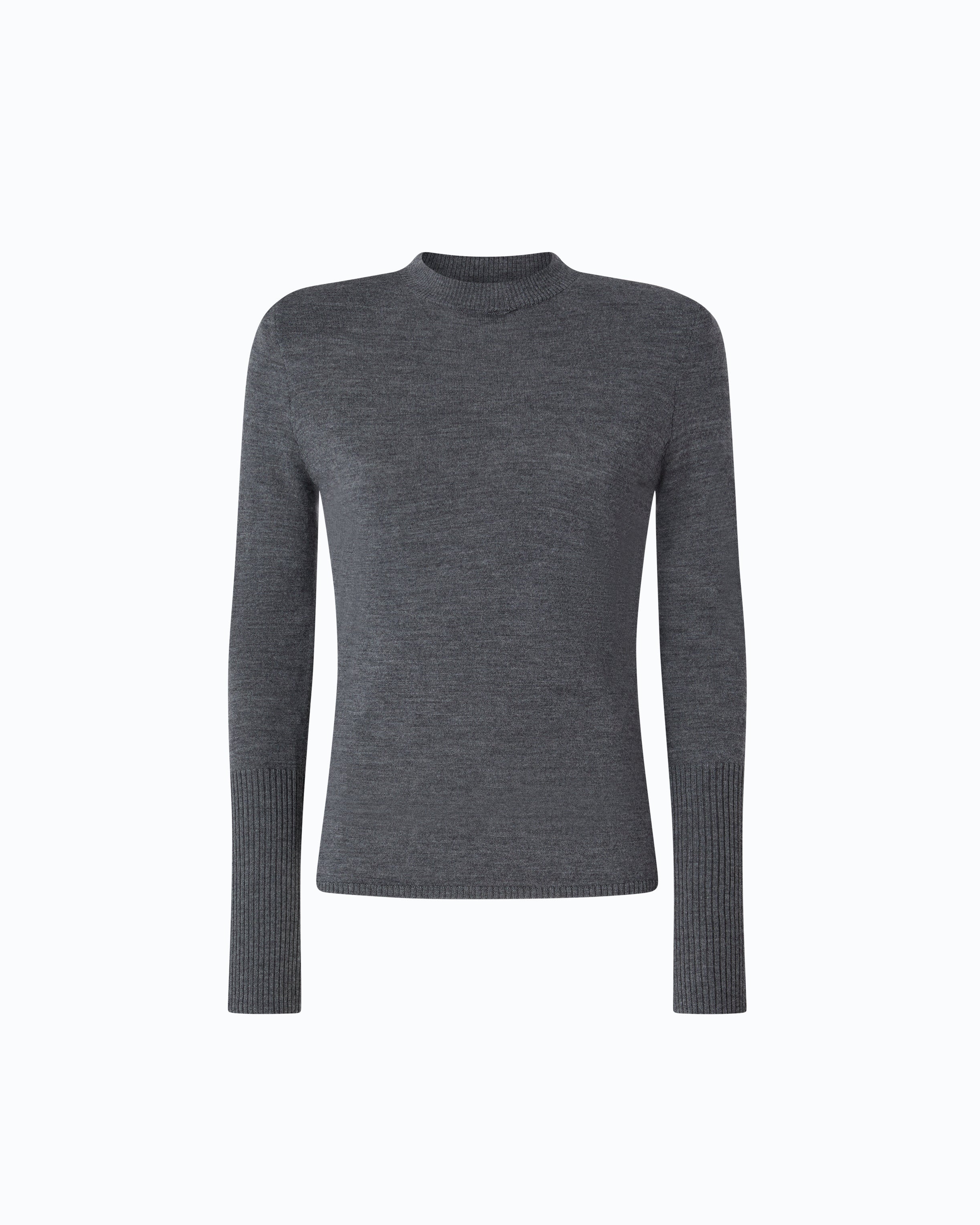 Pinko Lubecca Sweater sweter szary merynosy