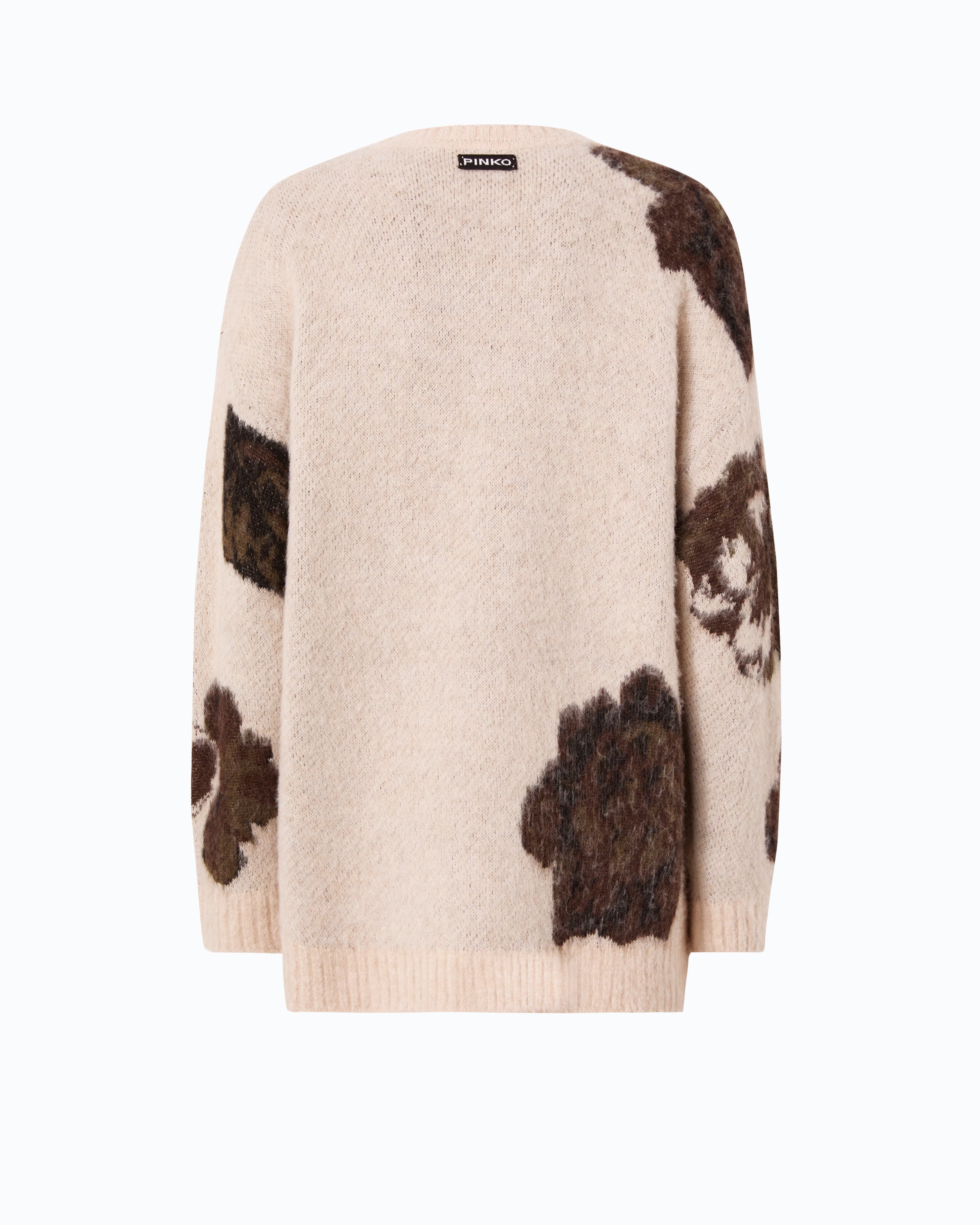 Pinko Ruggito Sweater sweter wełna alpaka