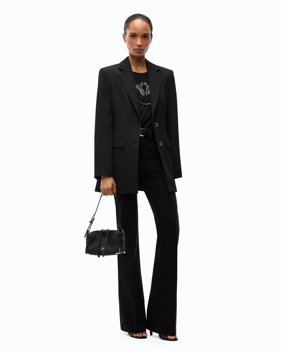 Pinko Garofano Jacket marynarka czarna slim