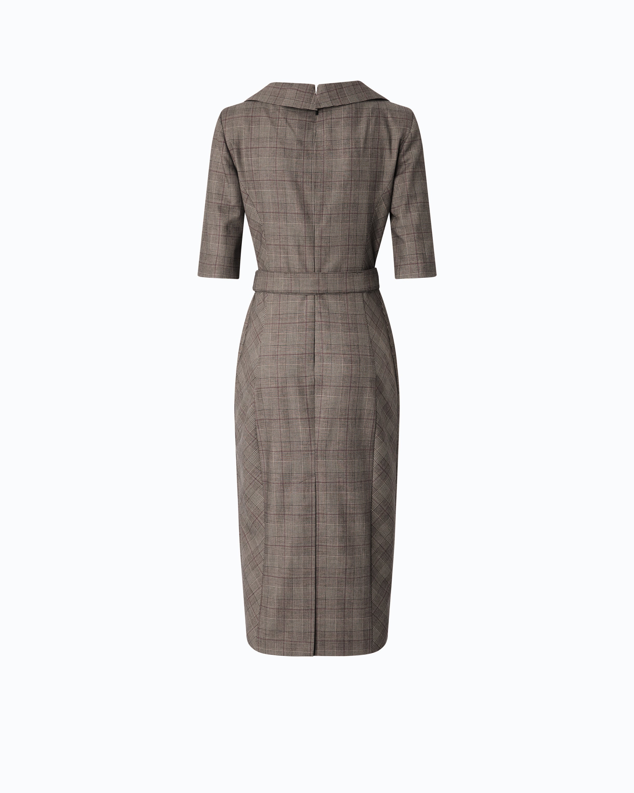 Pinko Anthea Dress sukienka koktajlowa krata 36-52