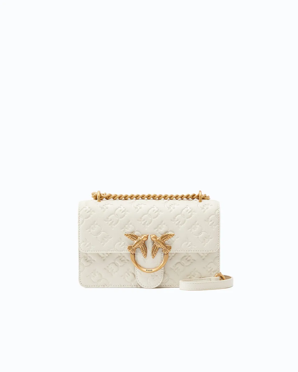 Pinko Love One Mini DC torebka biała mini