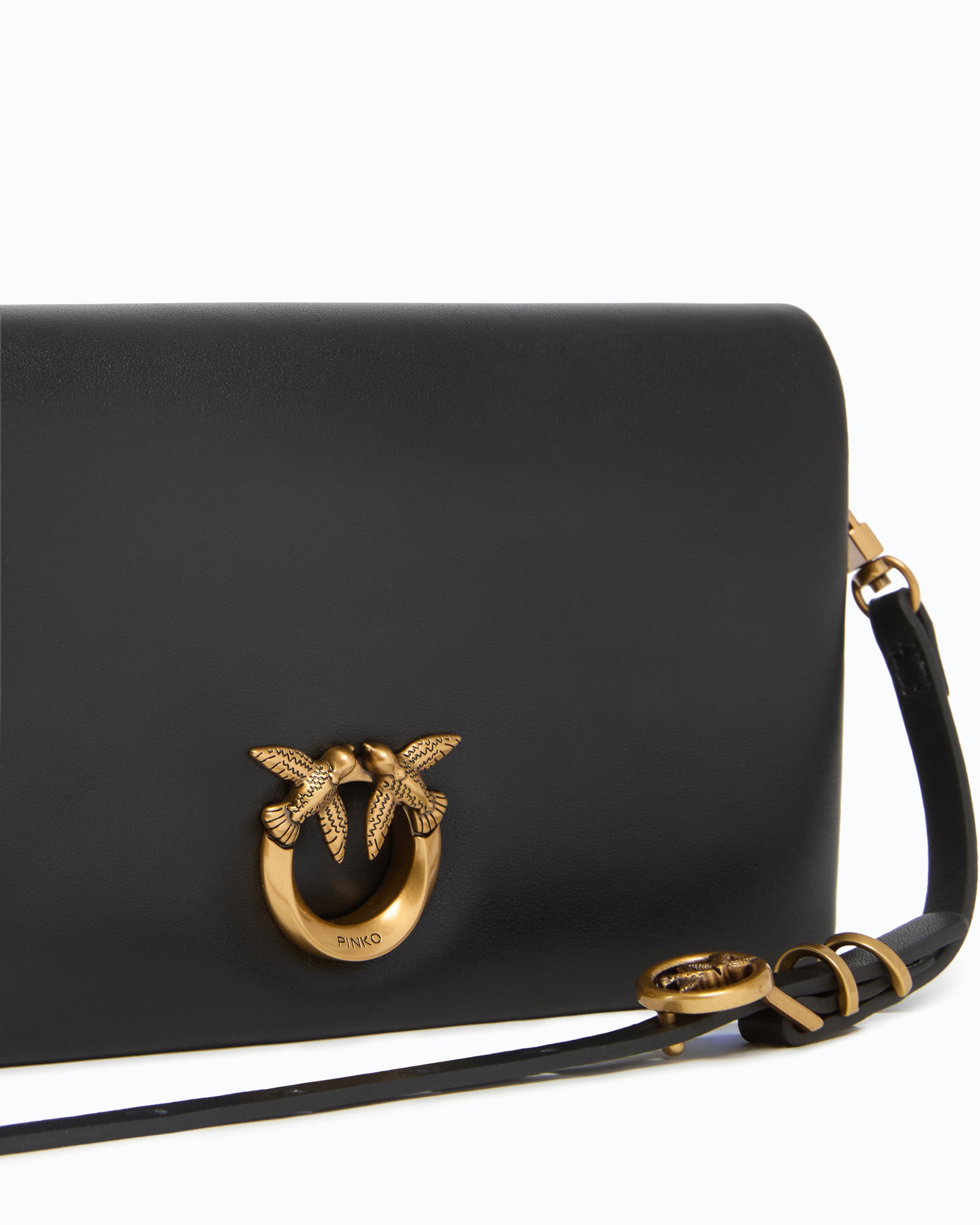 Pinko Love Bag Click Soft Horizontal Mini kopertówka czarna