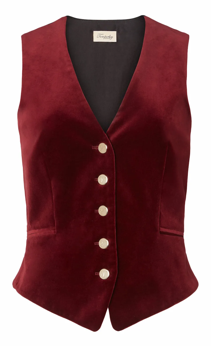 Temperley London Clove kamizelka Fig UK6-UK18