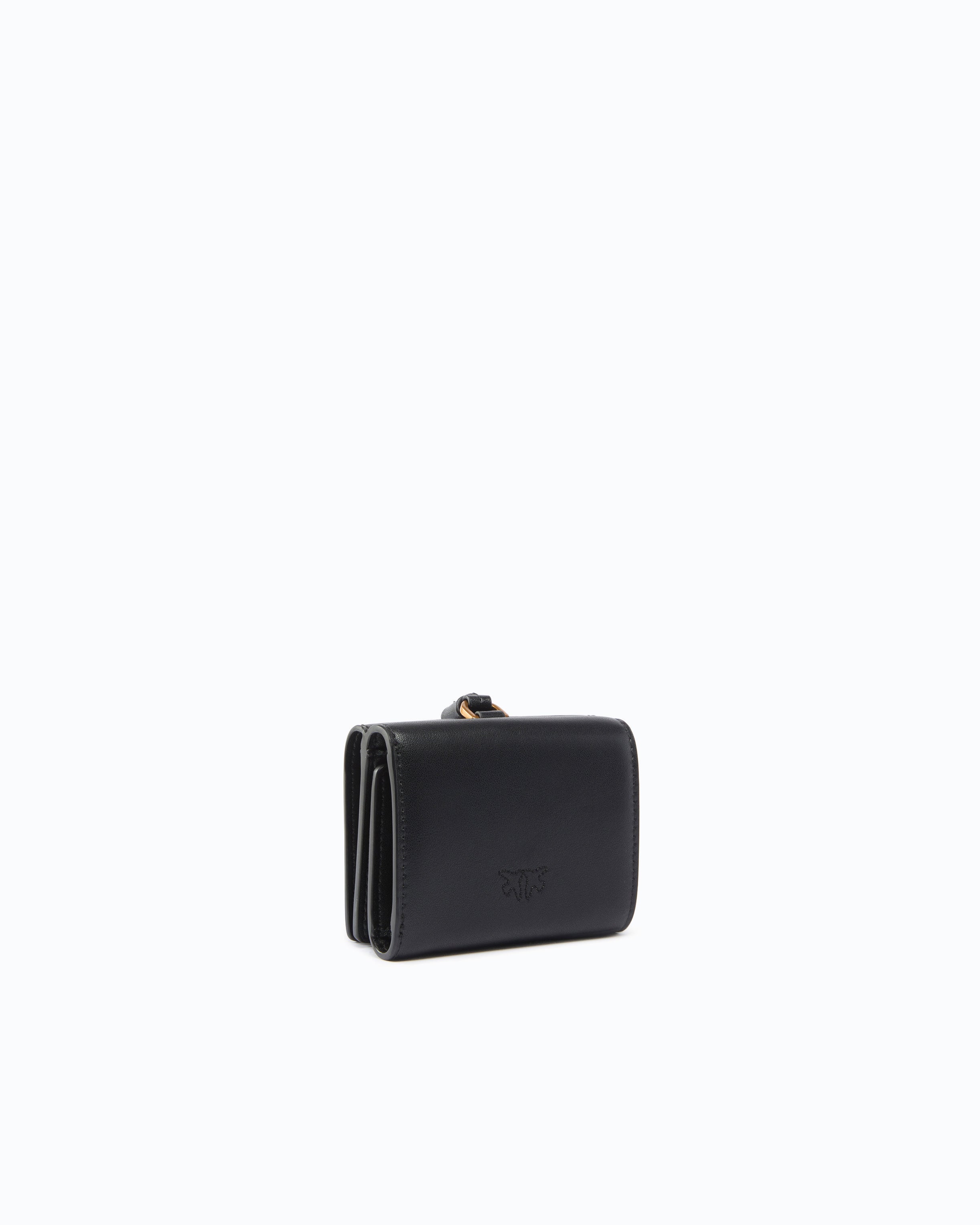 Pinko Charm Wallet portfel skórzany U czarny