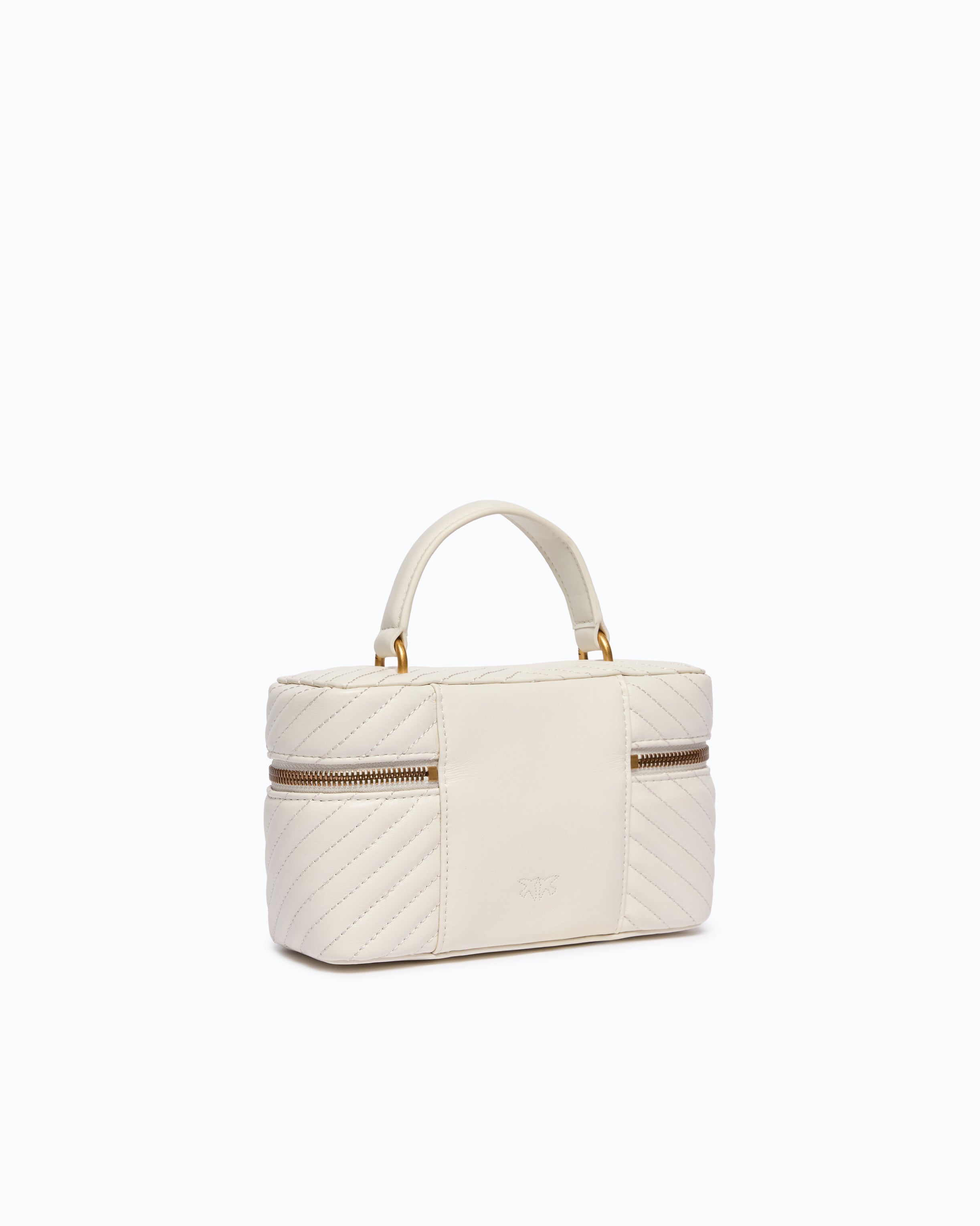 Pinko Vanity Soft Mini kosmetyczka biała skóra