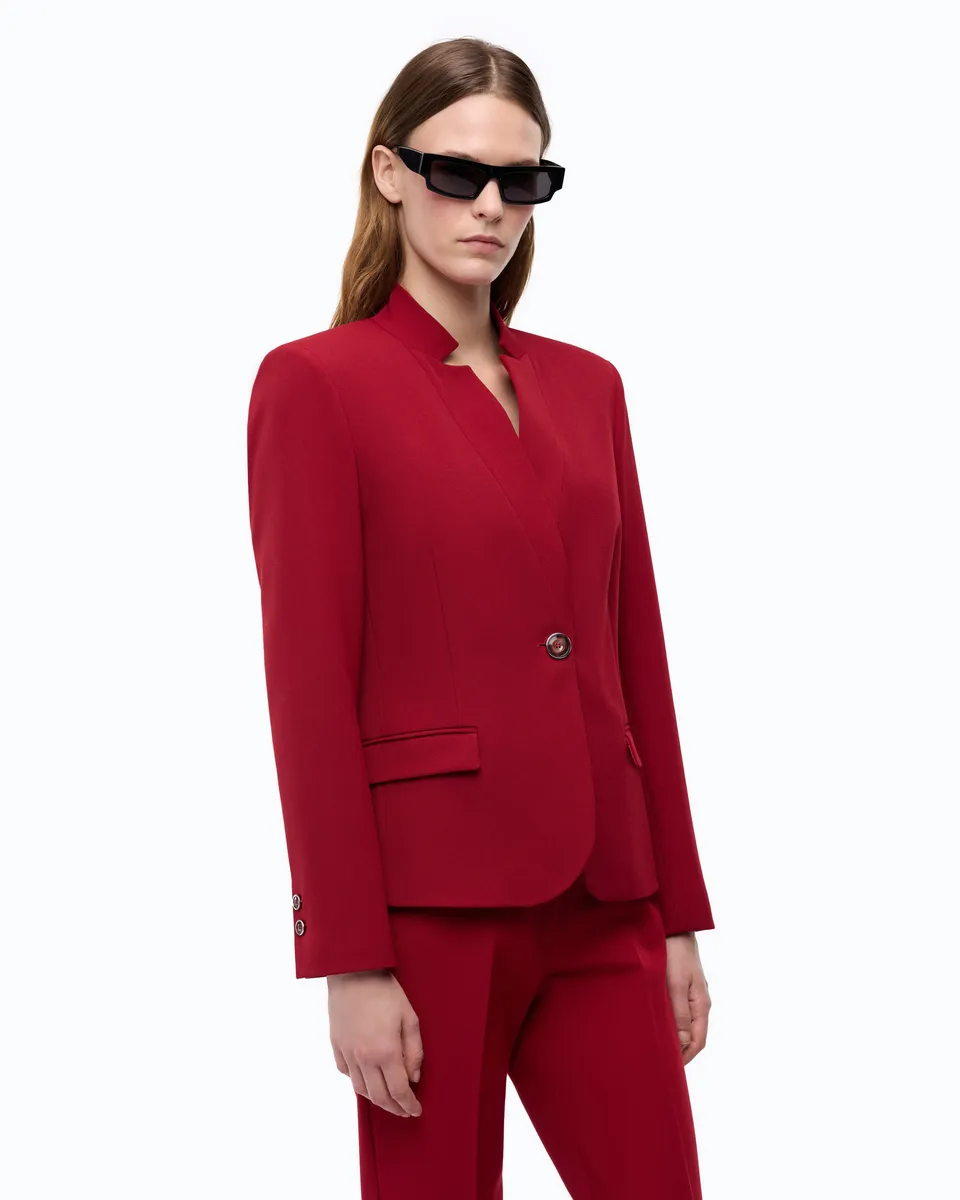 Pinko żakiet slim fit marynarka czerwona