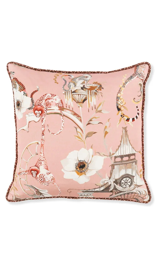 Temperley London Euphoria poduszka 50x50 boudoir satyna