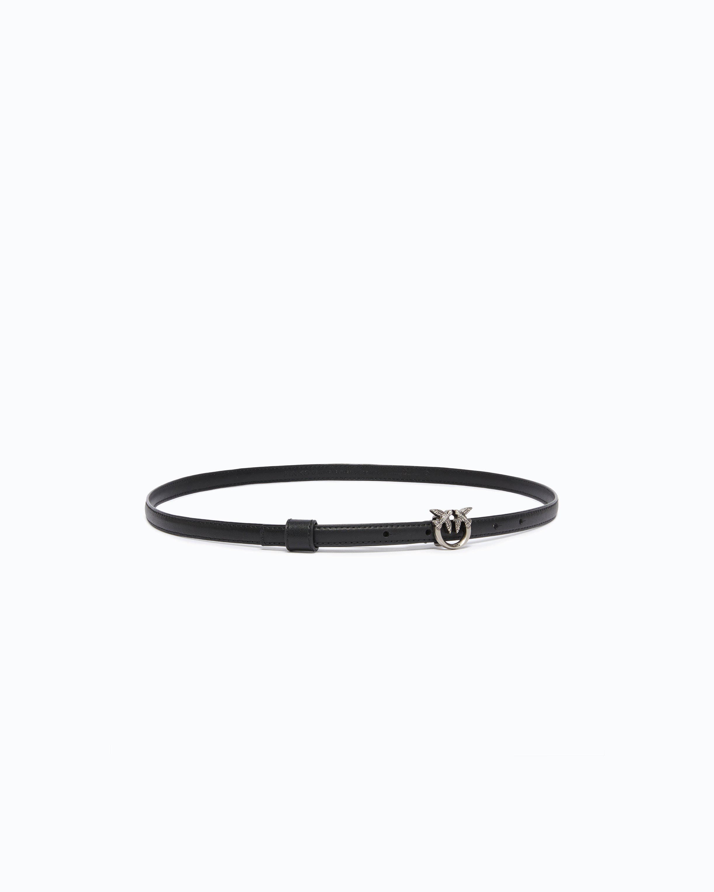 Pinko Love Birds Thin Buckle Belt pasek 1 cm