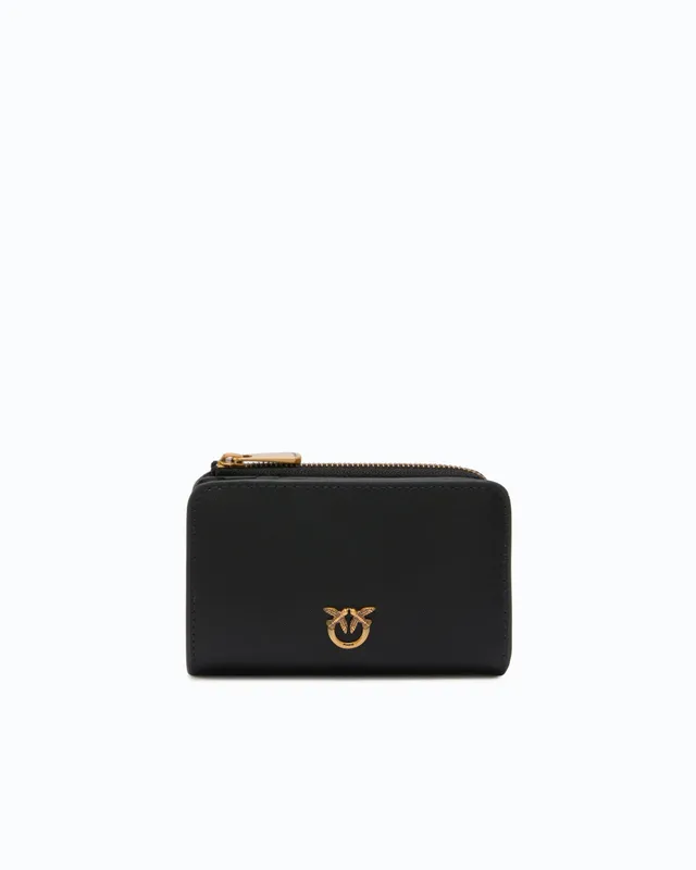 Pinko Mini Wallet portfel skórzany mały