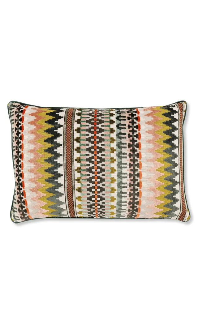 Temperley London Talulah poduszka 60x40 Aruba welurowa