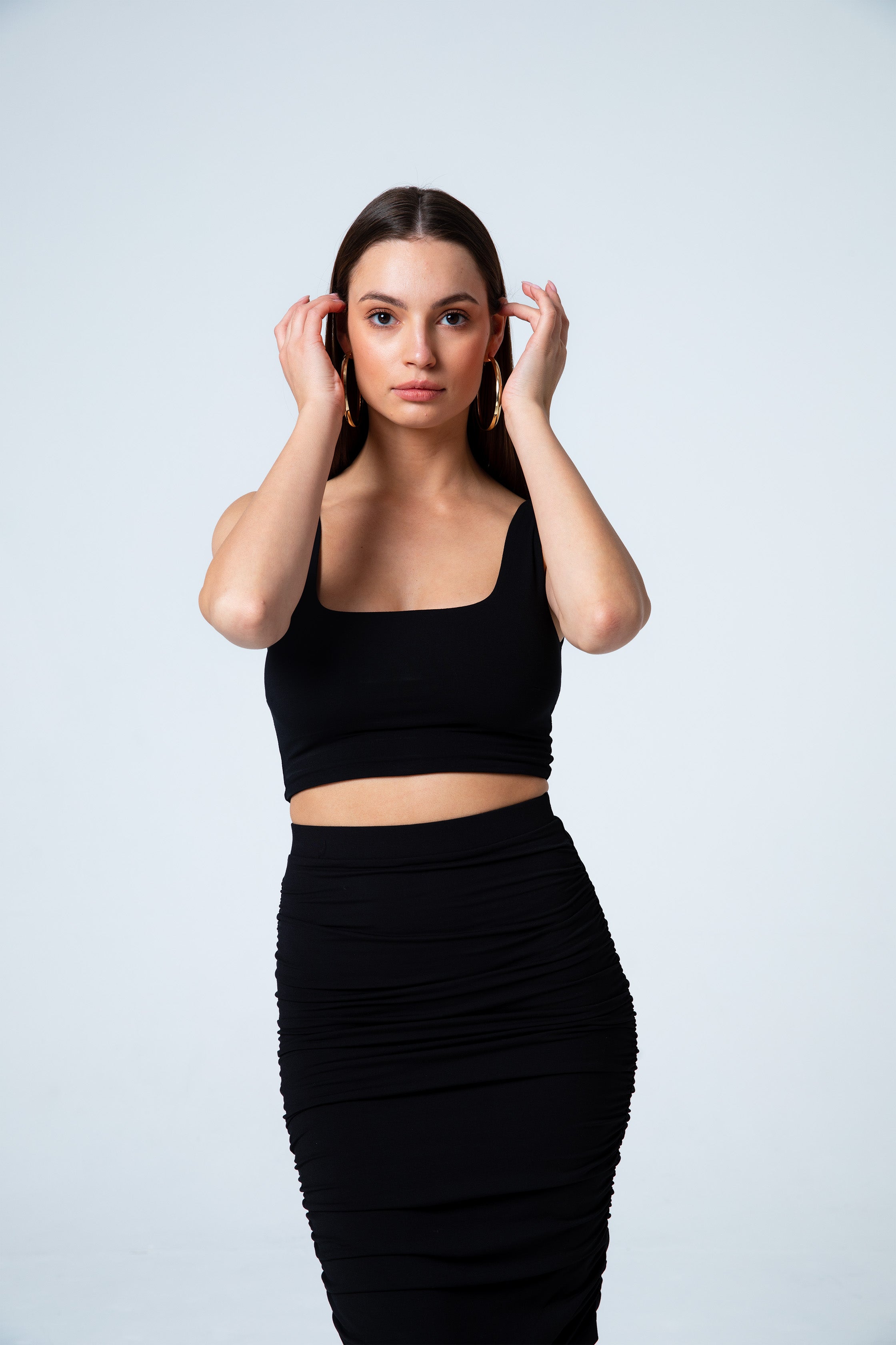 Nudyess Bralette top modalowy czarny