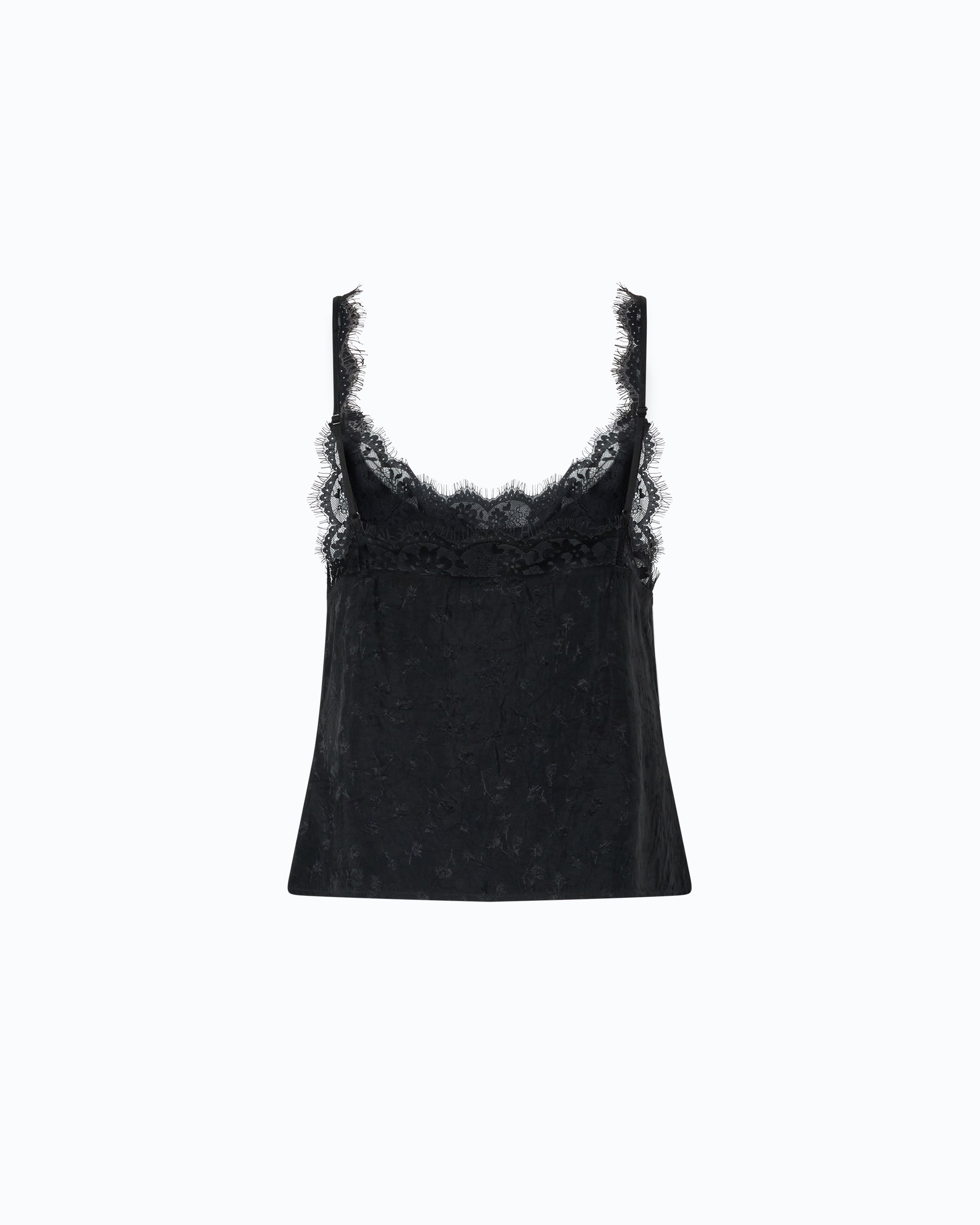 Pinko Tiare Top top czarny koronka