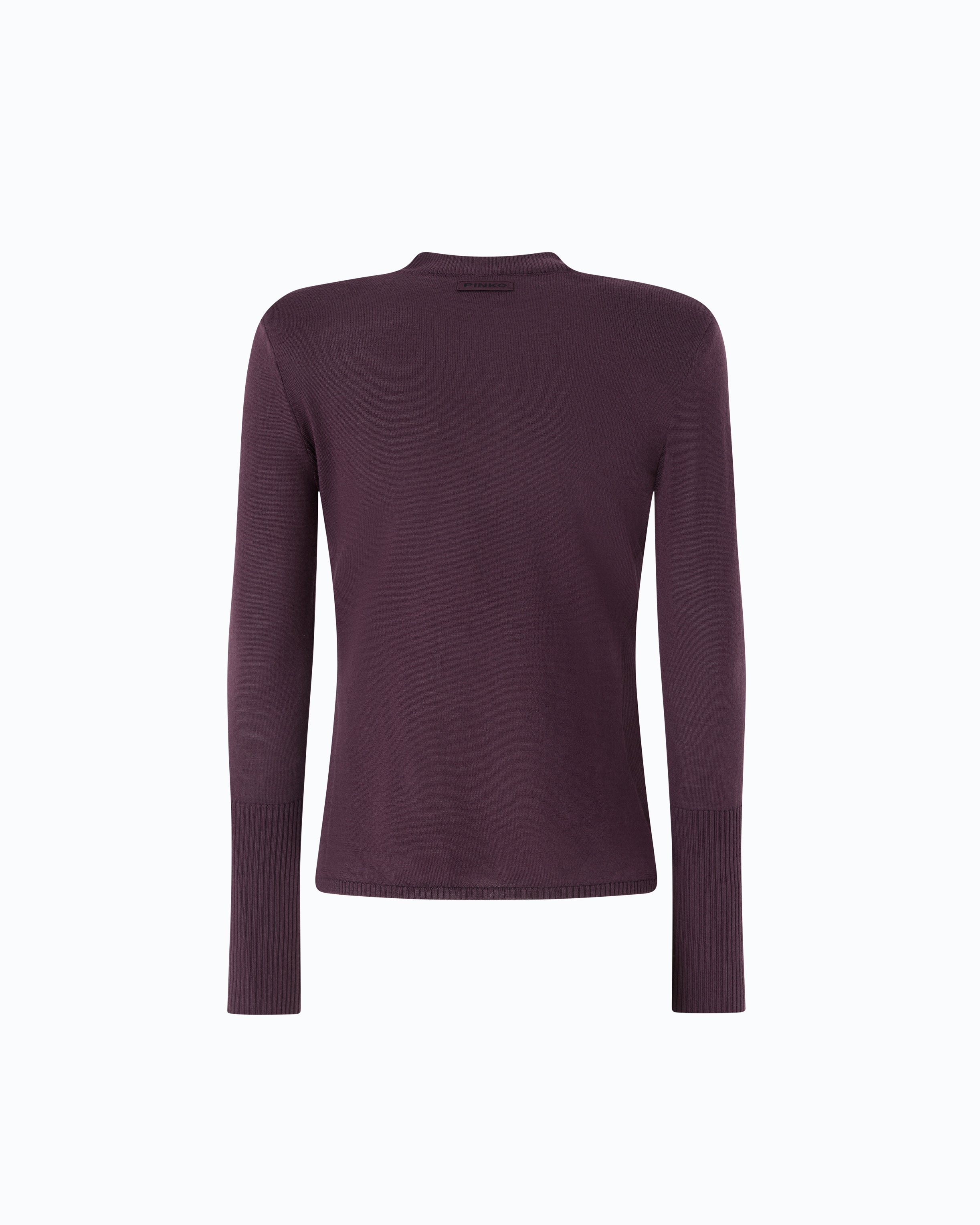 Pinko Lubecca sweter wełniany fioletowy