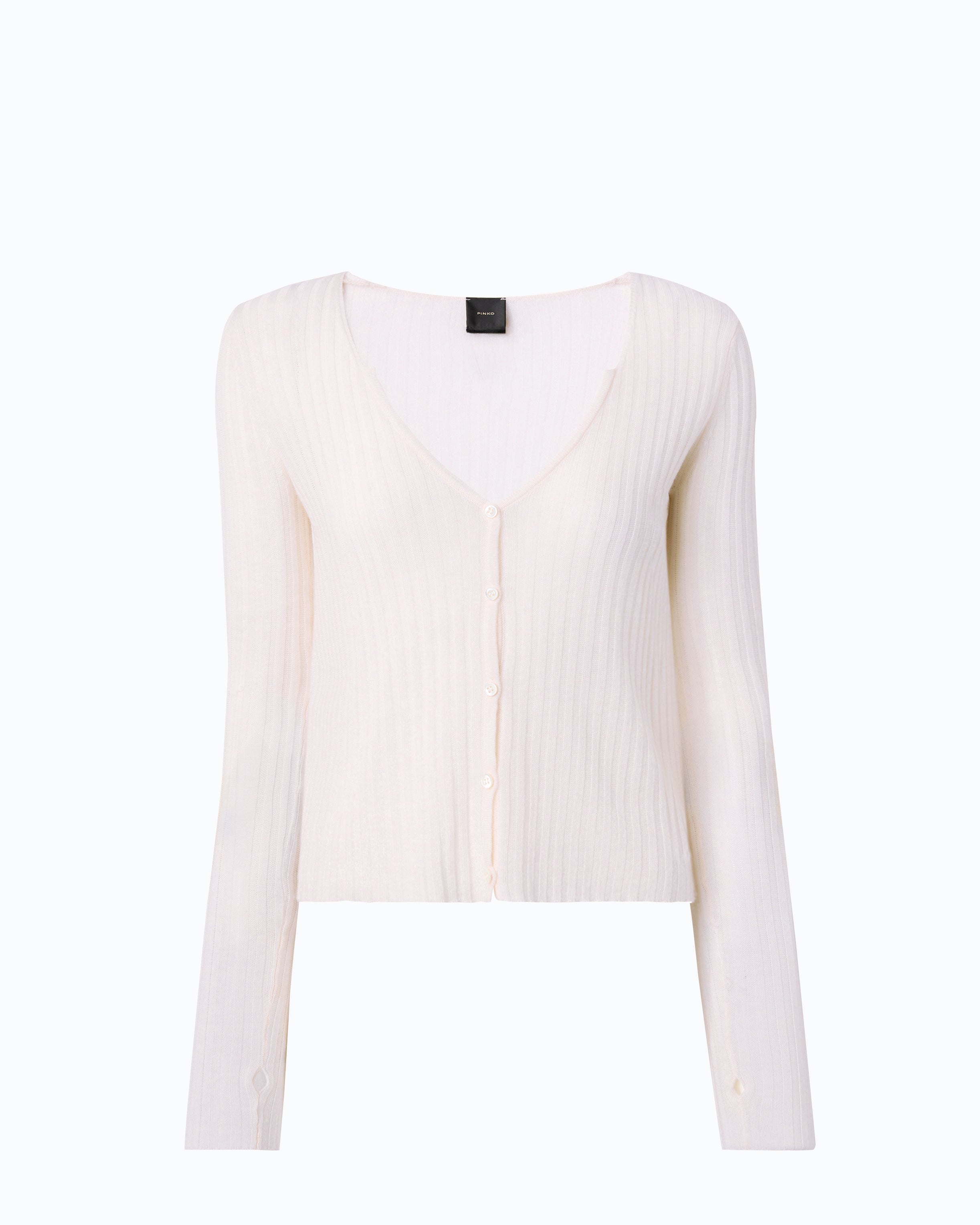 Pinko Sibilo Cardigan kardigan bialy welniany
