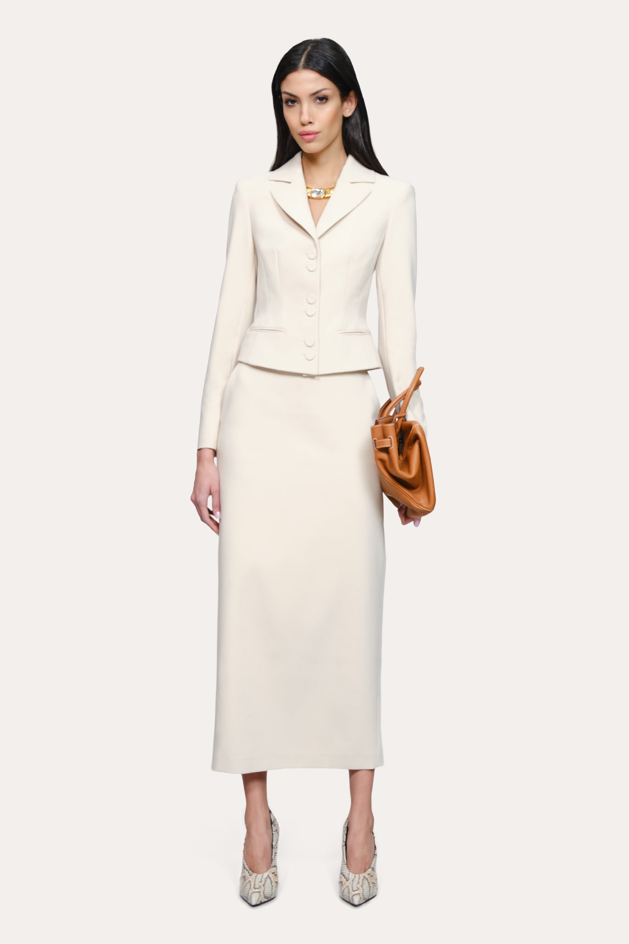 Elie Tahari Cleo E4016306 spódnica Camellia Veil ołówkowa