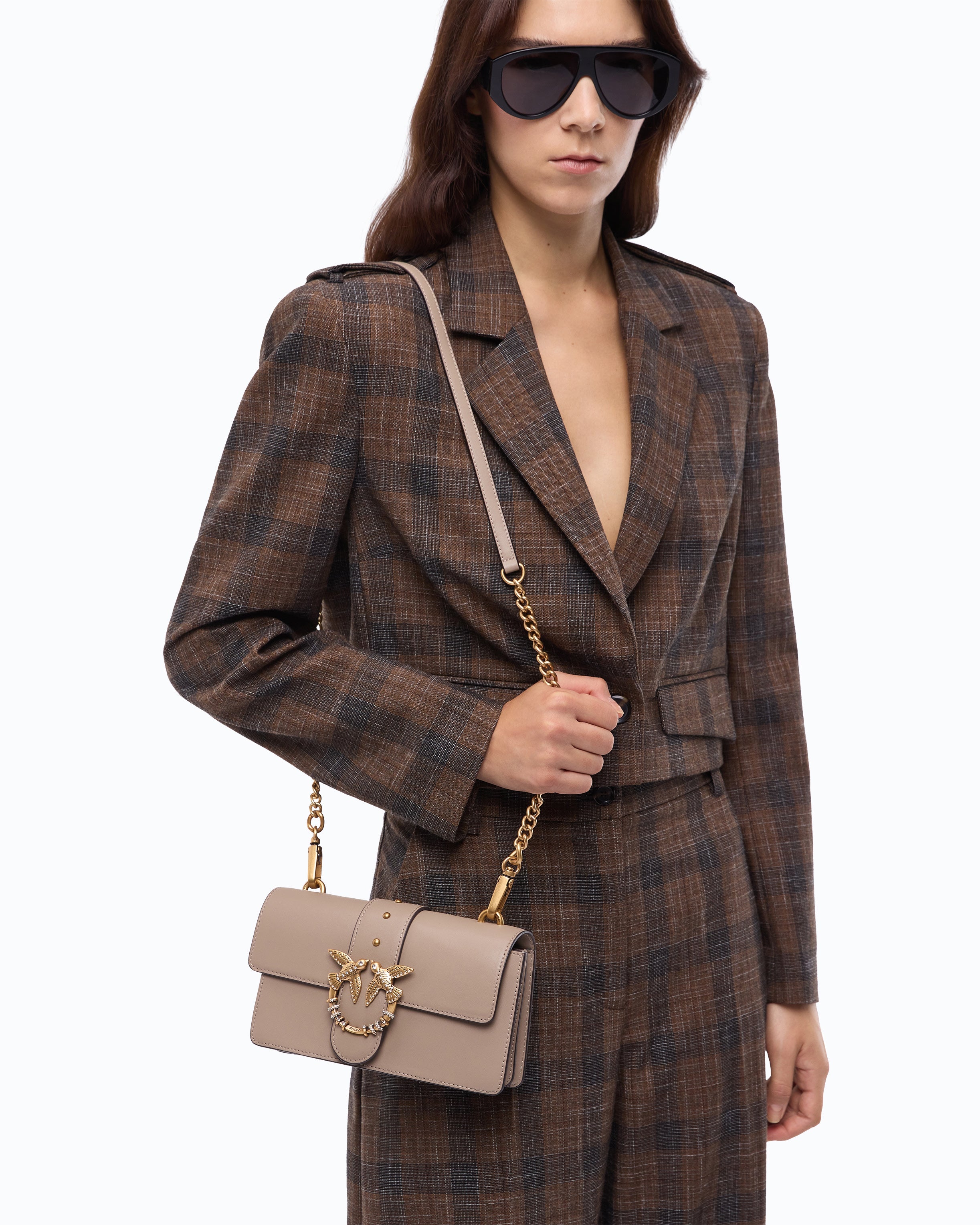 Pinko Mini Love Bag One torebka skórzana mini