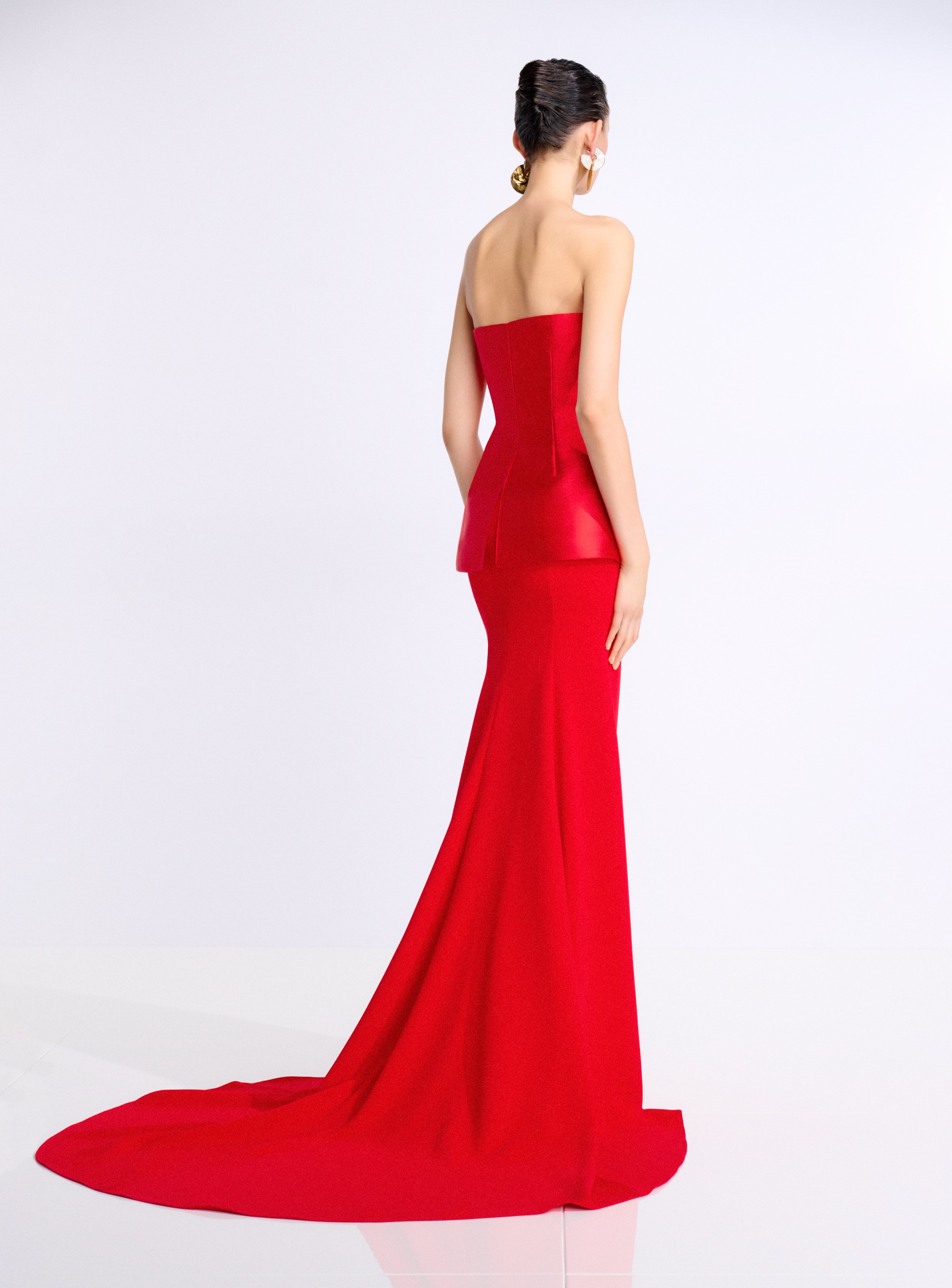 SOLACE LONDON Alia sukienka wieczorowa czerwona maxi