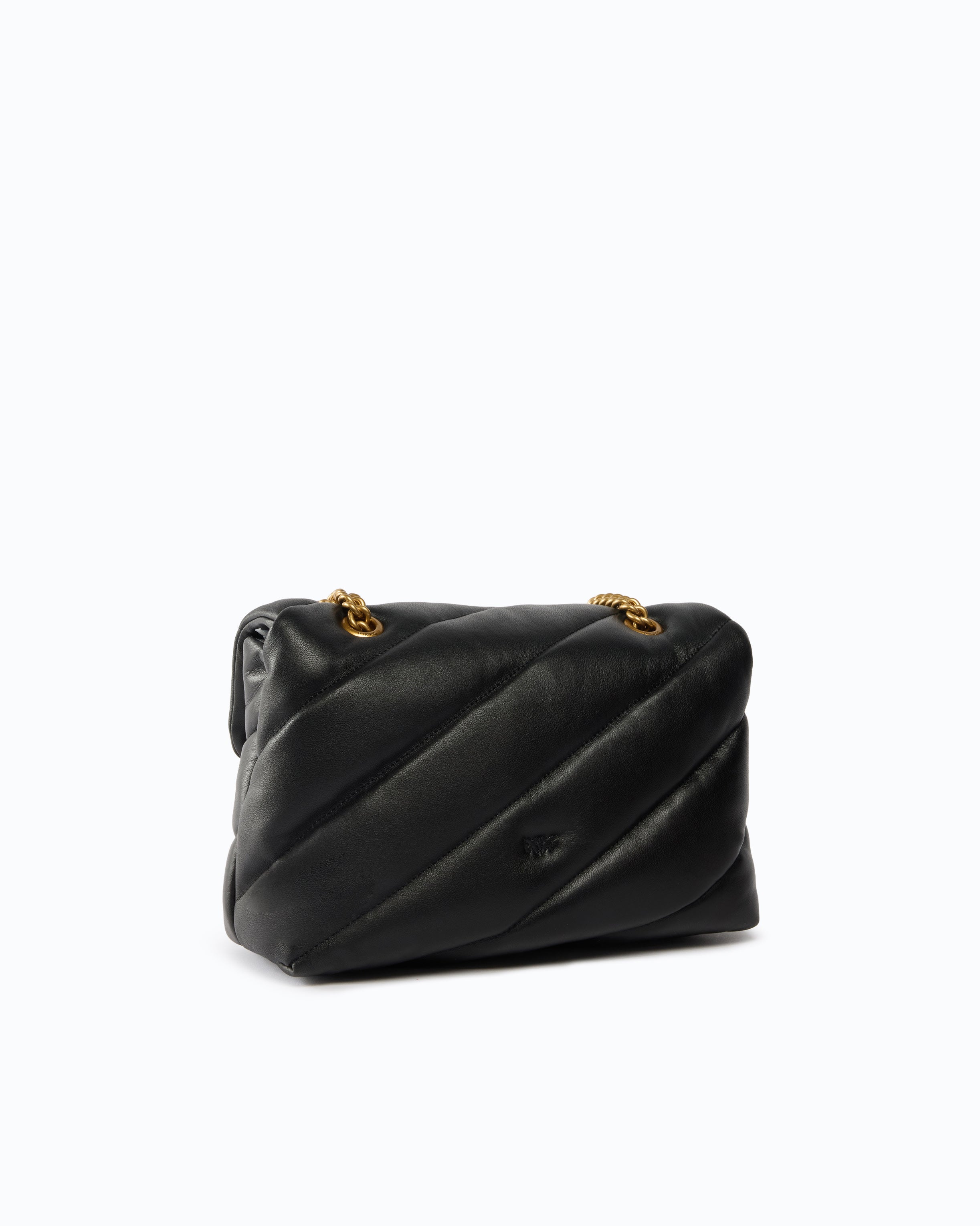 Pinko Love Bag Puff torebka pikowana czarna