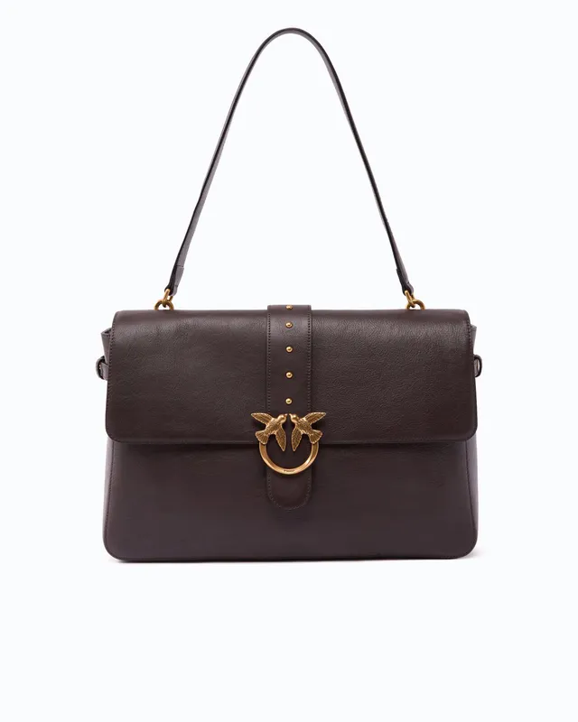 Pinko Love Bag One Extra Slouchy torebka duża skórzana