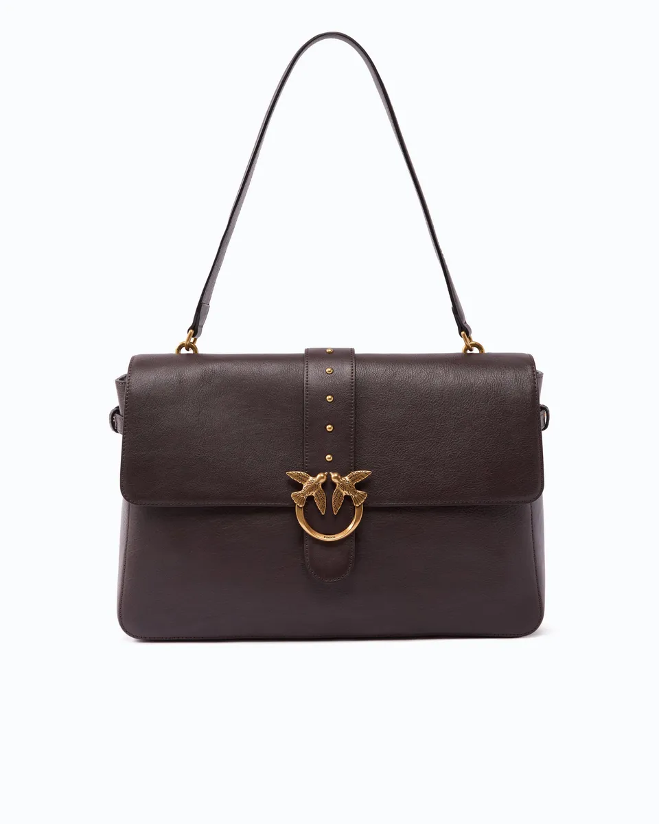 Pinko Love Bag One Extra Slouchy torebka duża skórzana