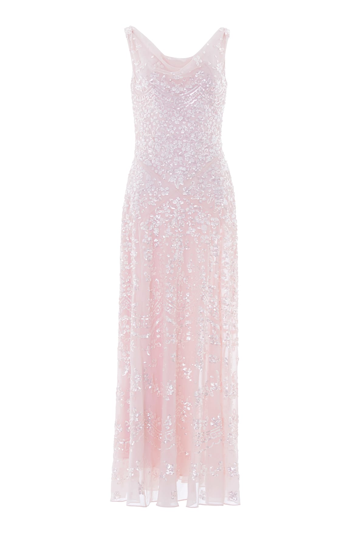 Needle & Thread Freya Georgette Gown sukienka różowa Shell