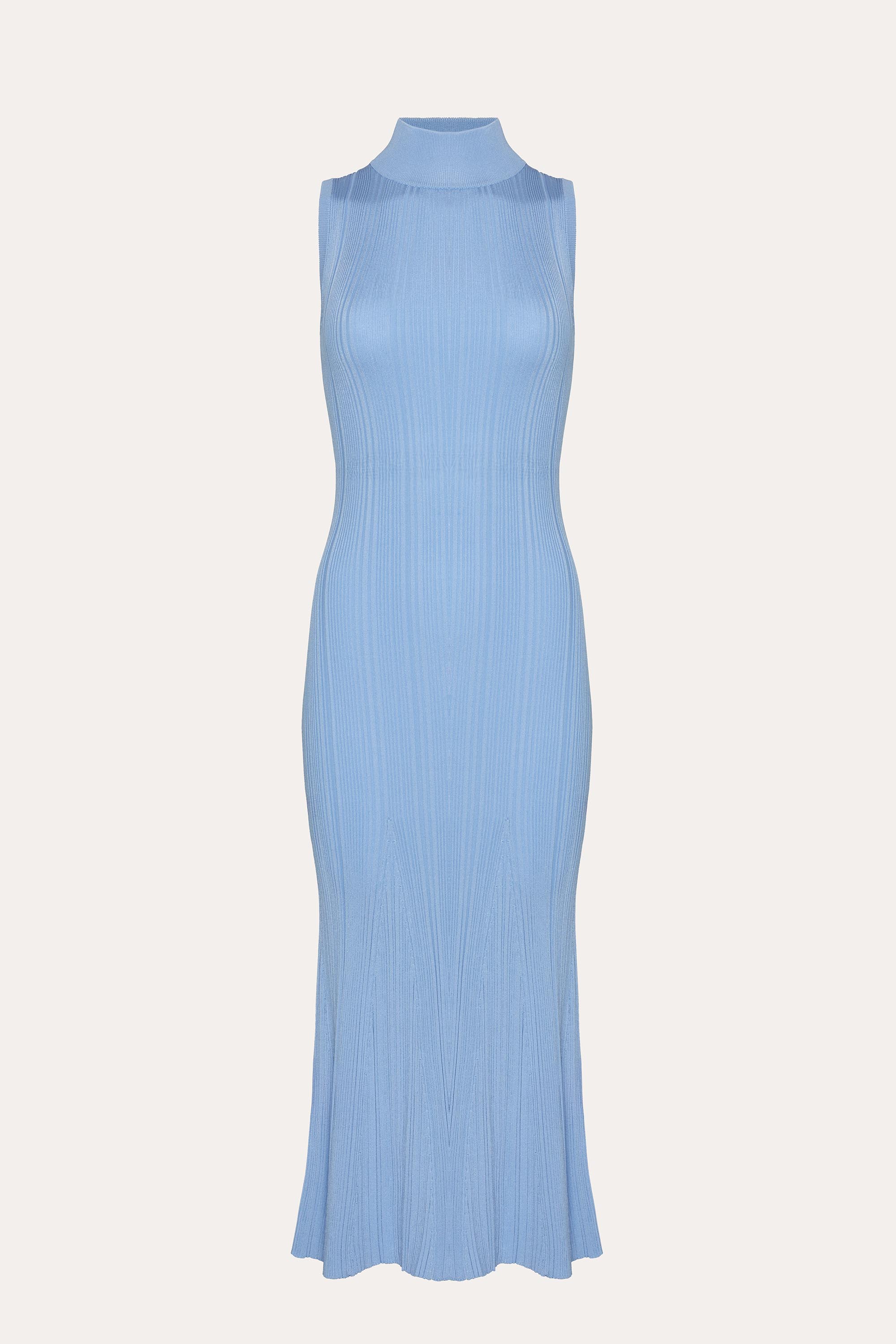 Elie Tahari Azura E75X1606 sukienka Blue Bell midi