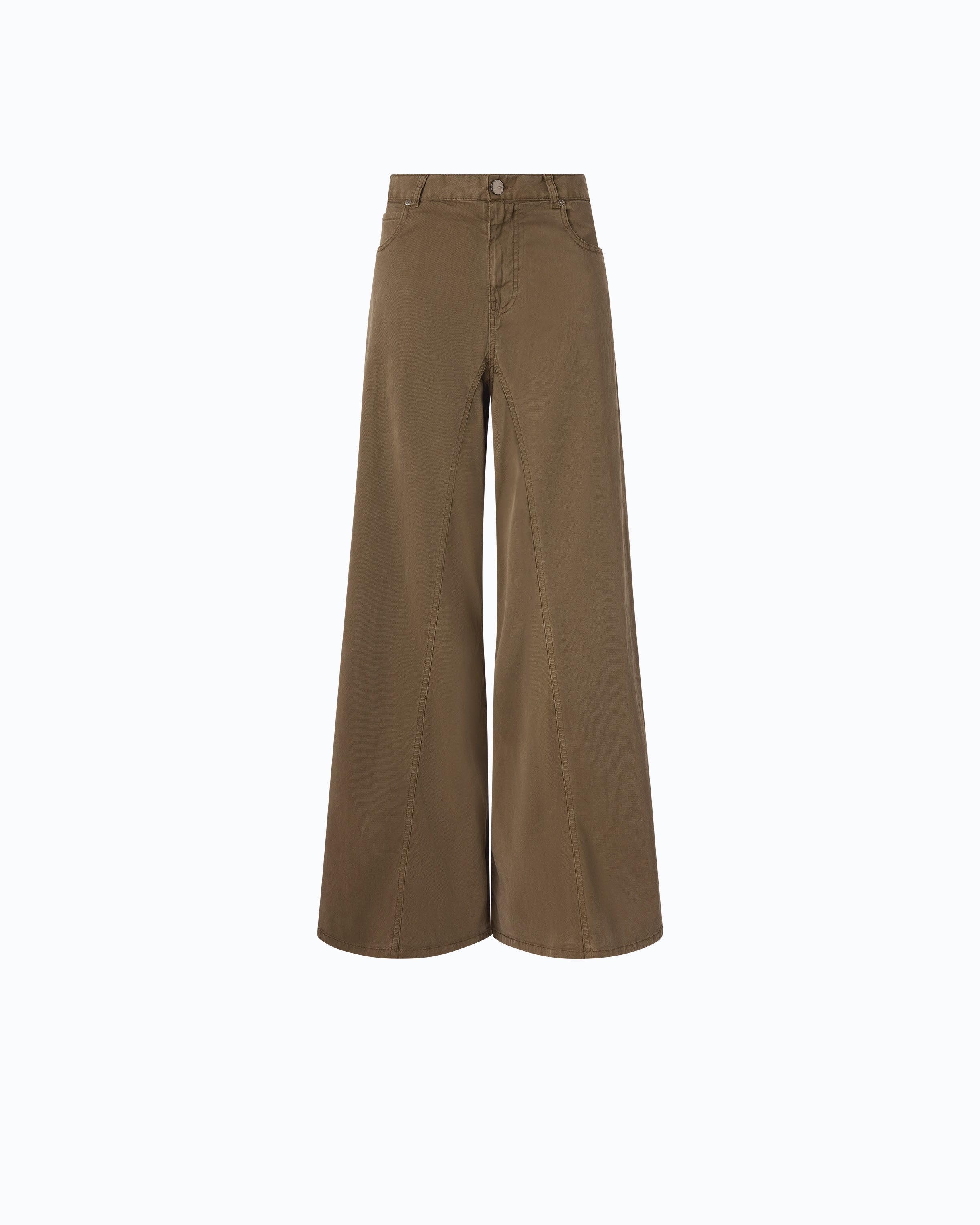 Pinko Winona Wide Leg jeans szerokie gabardynowe