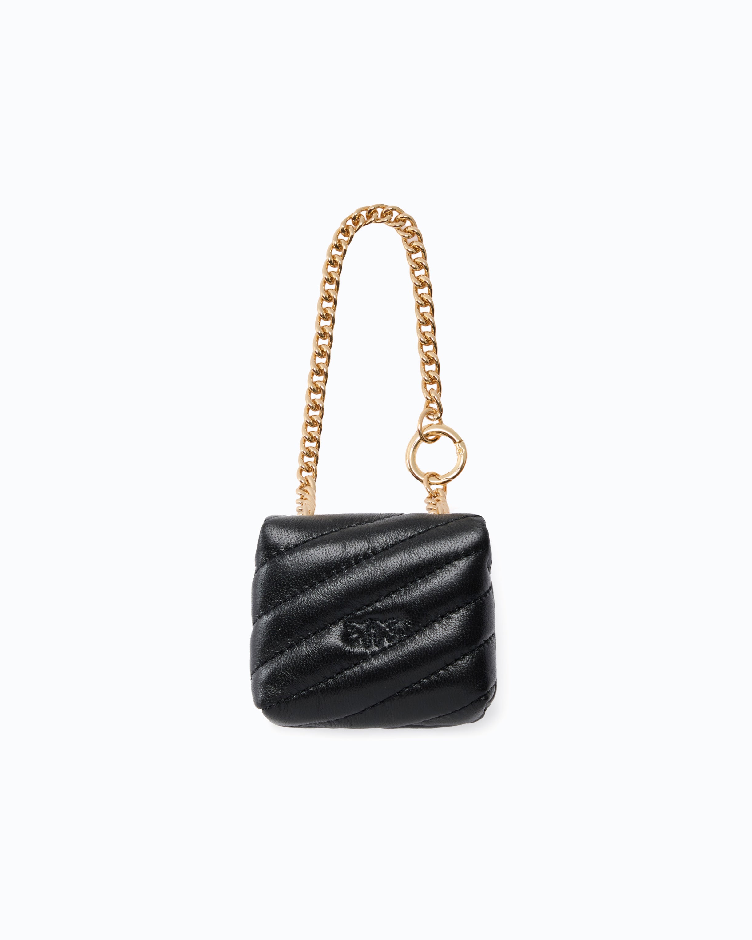 Pinko Nano Love Puff brelok czarny