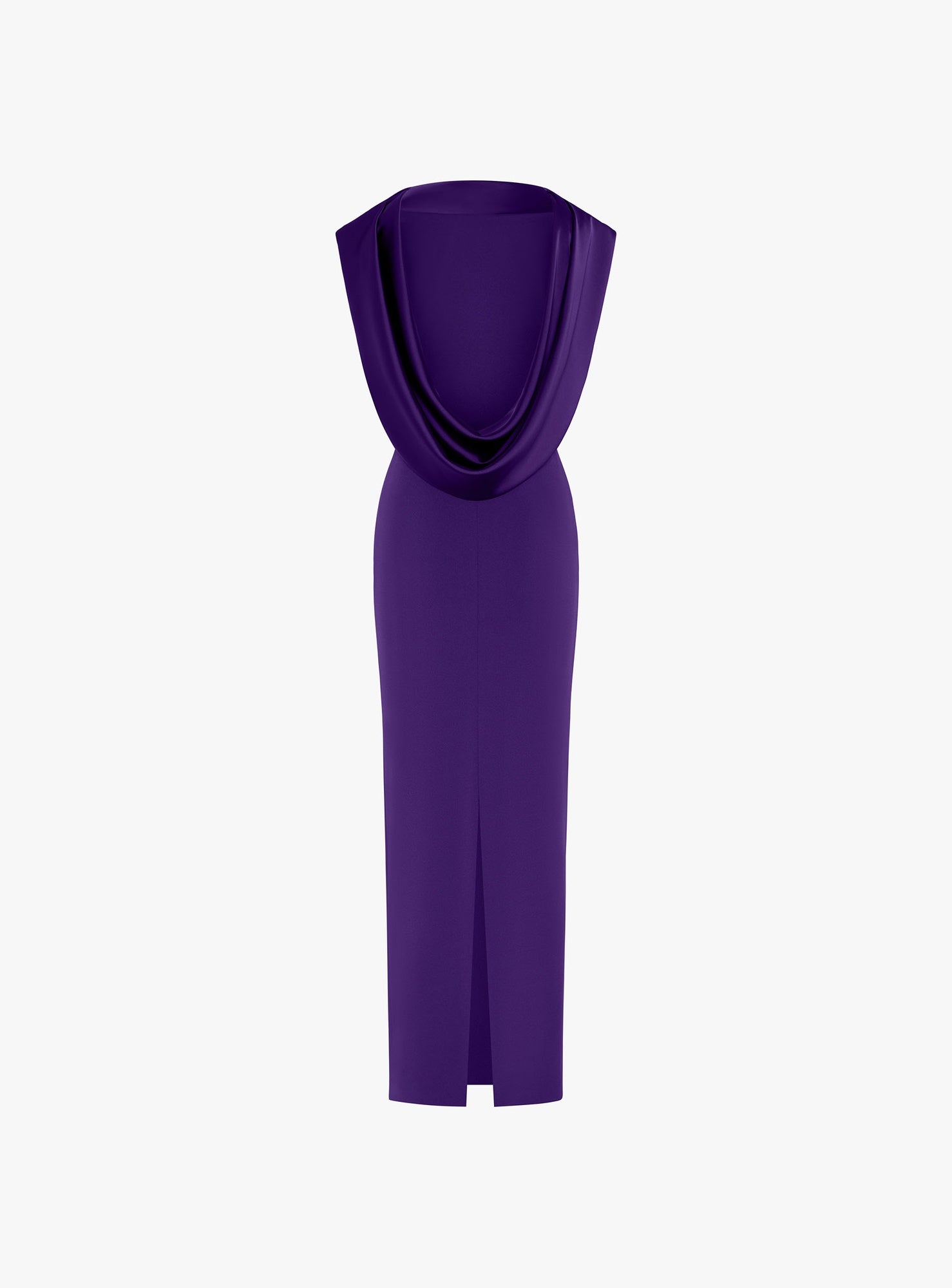 Solace London Barbeau sukienka wieczorowa fiolet maxi