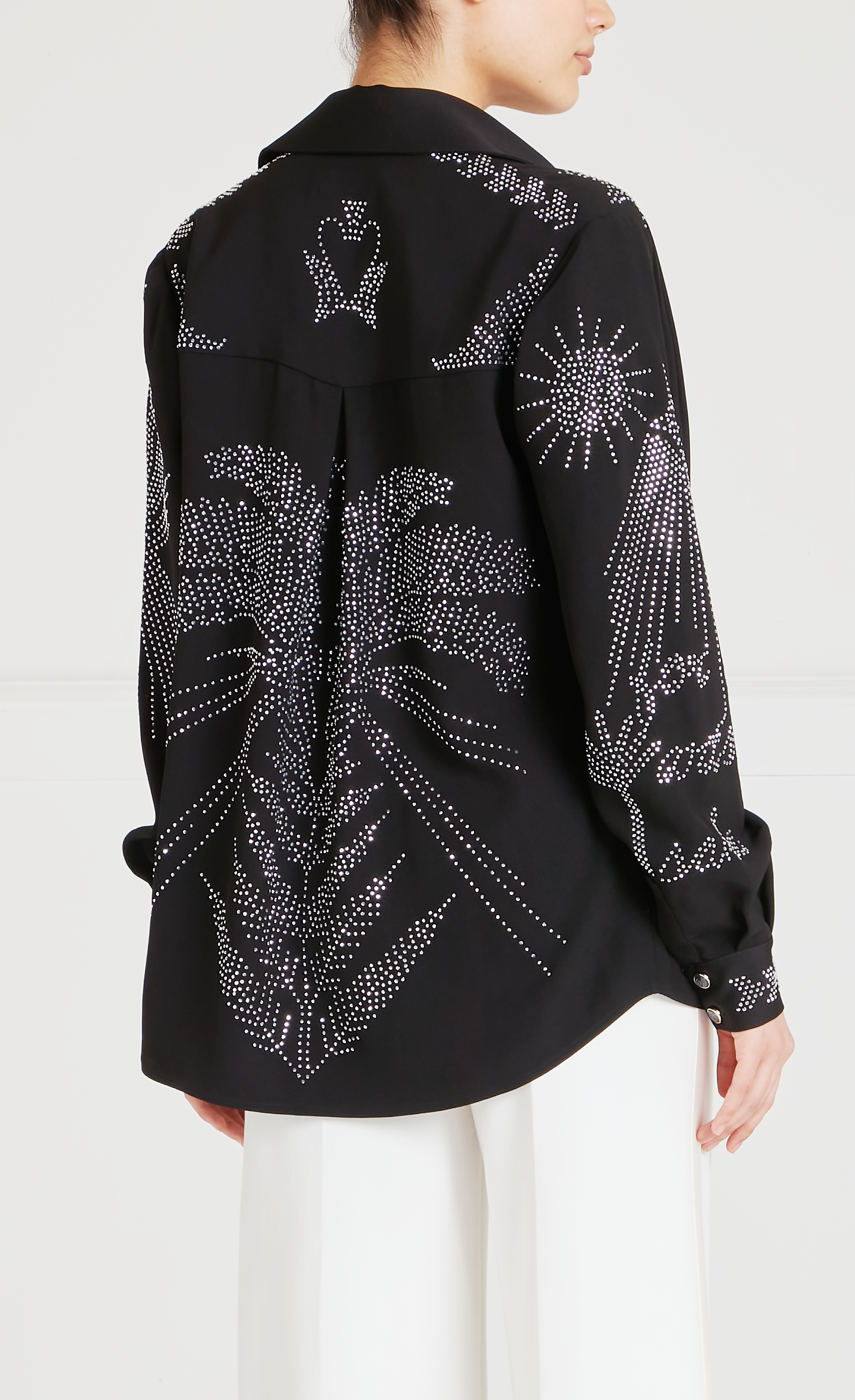 Temperley London Villanelle kurtka koszulowa czarna