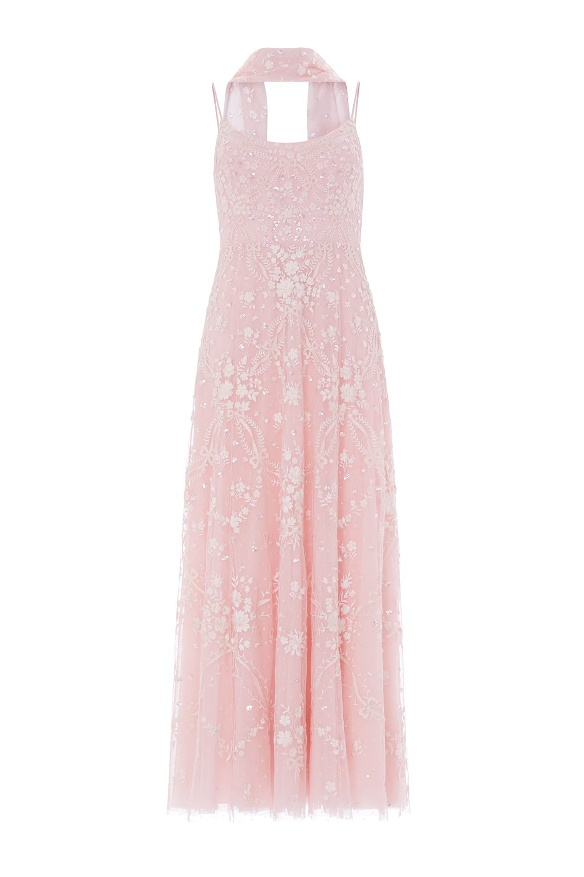 Needle & Thread Laurel Grace sukienka wieczorowa Pink