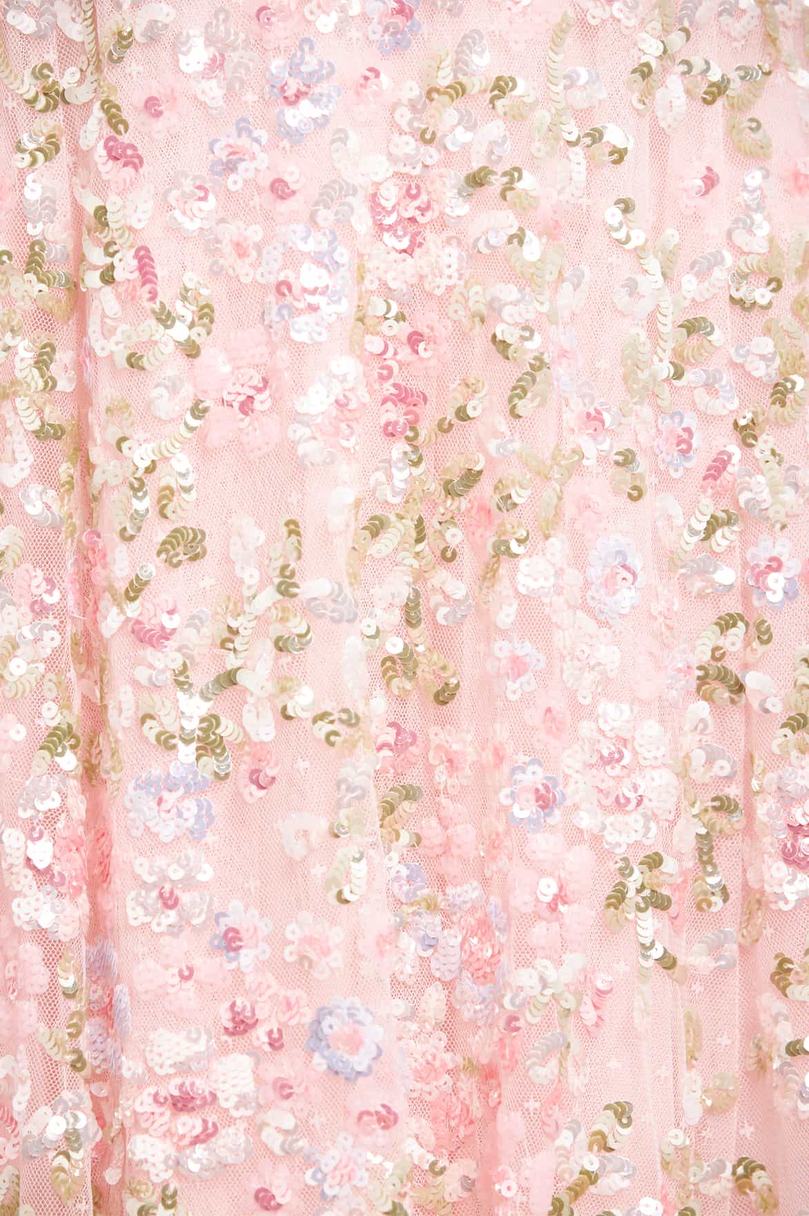 Needle & Thread Dream Garland sukienka wieczorowa Pink bez ramiączek