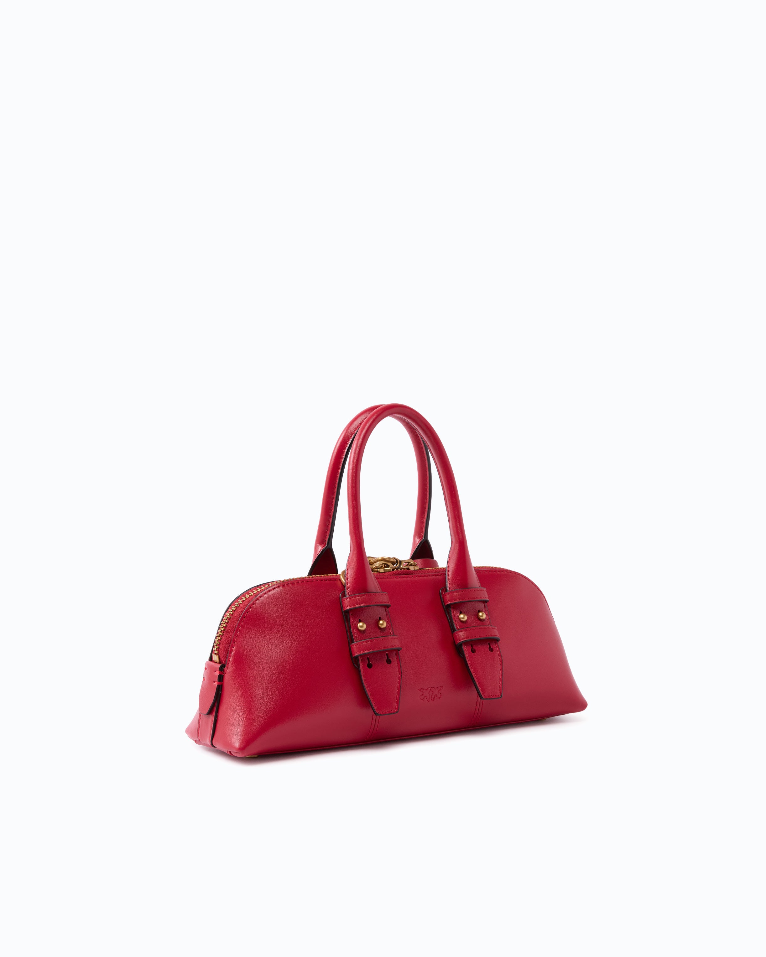 Pinko Escape Bag torebka skórzana bowling mała