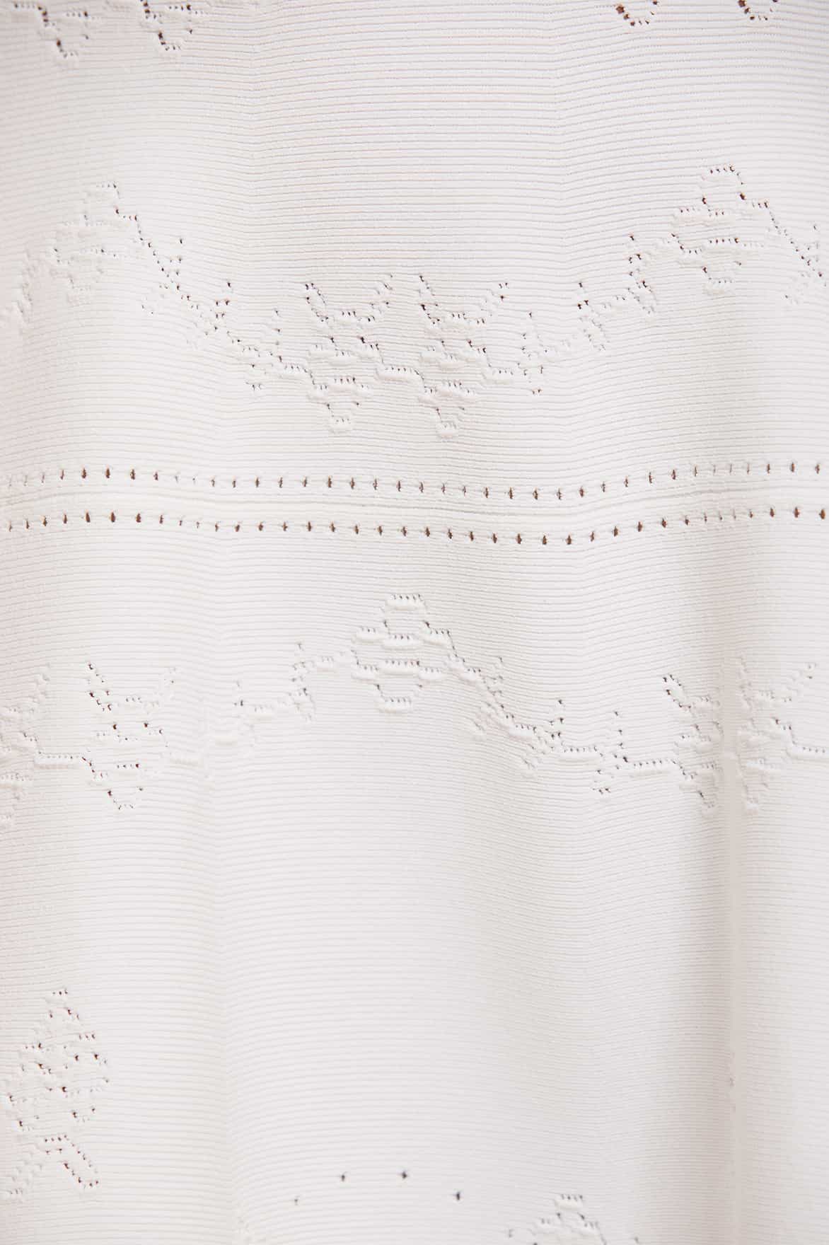 Needle & Thread Pretty Pointelle Knit Gown sukienka biała dzianinowa
