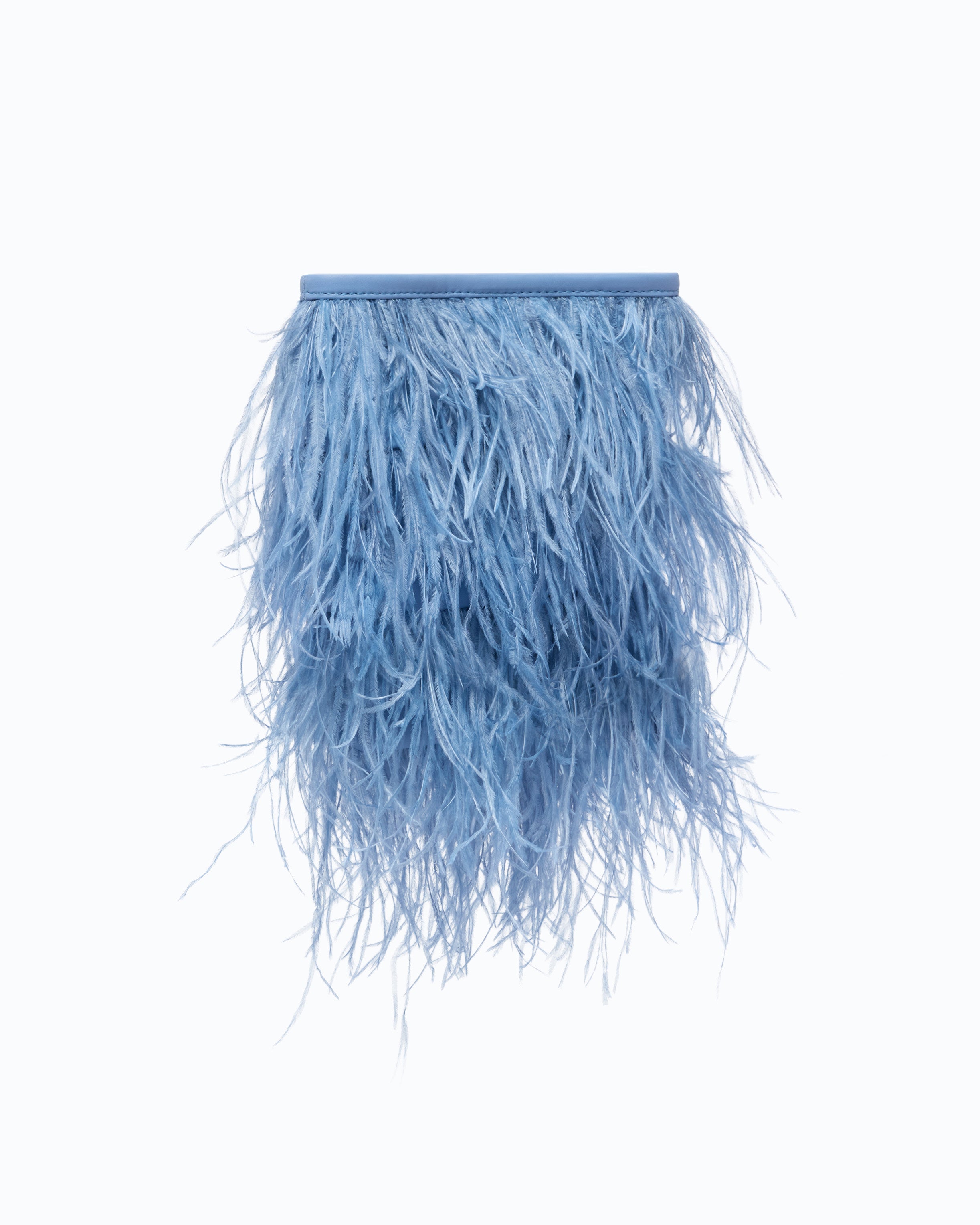 Pinko Galleria Clutch Full torebka pouch z piórami