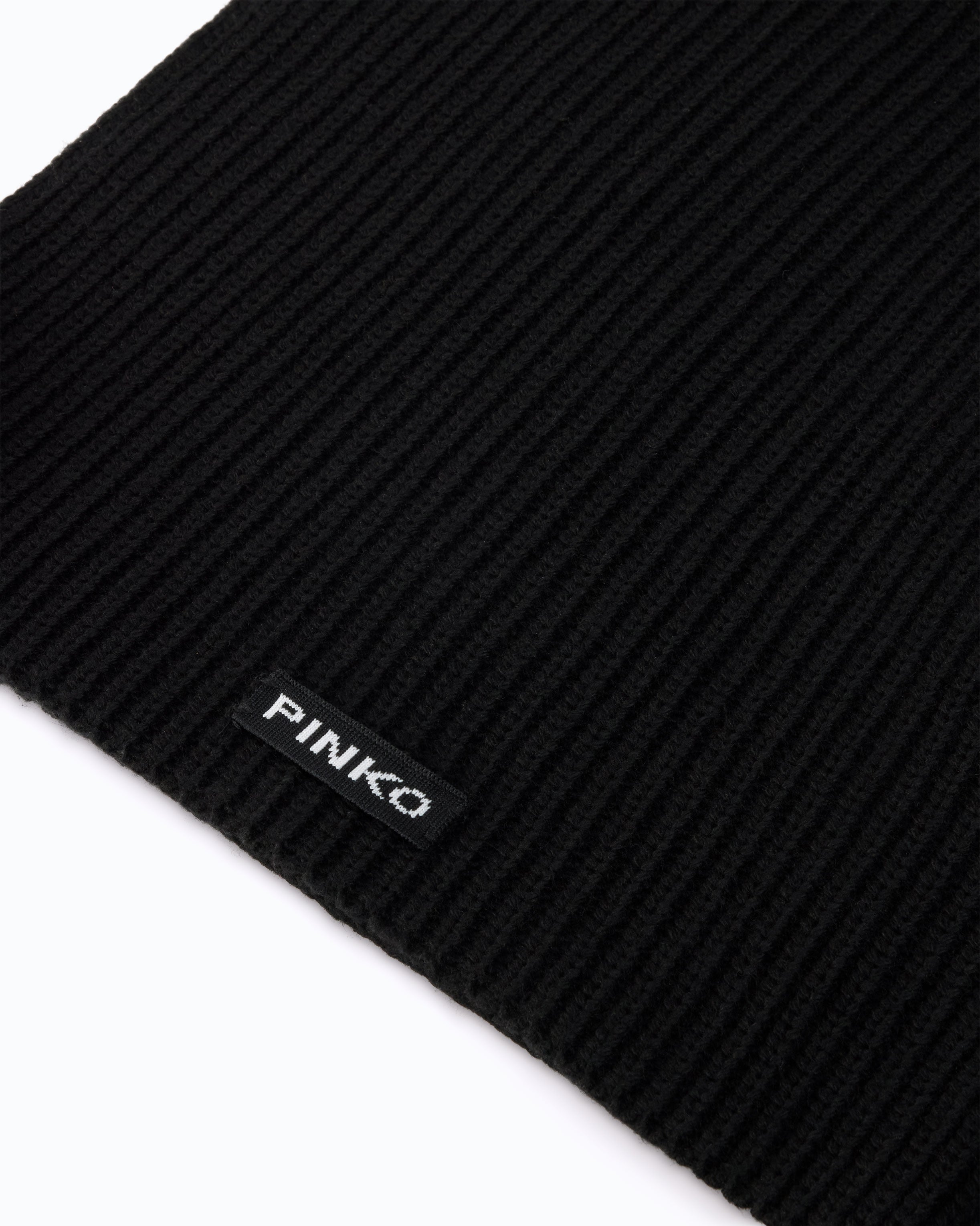 Pinko Slovenia Scarf szalik czarny kaszmir